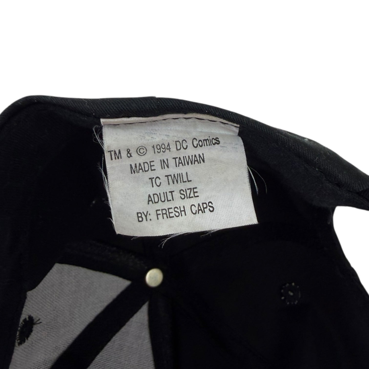 Vintage 1994 Batman Forever Snapback Hat Black