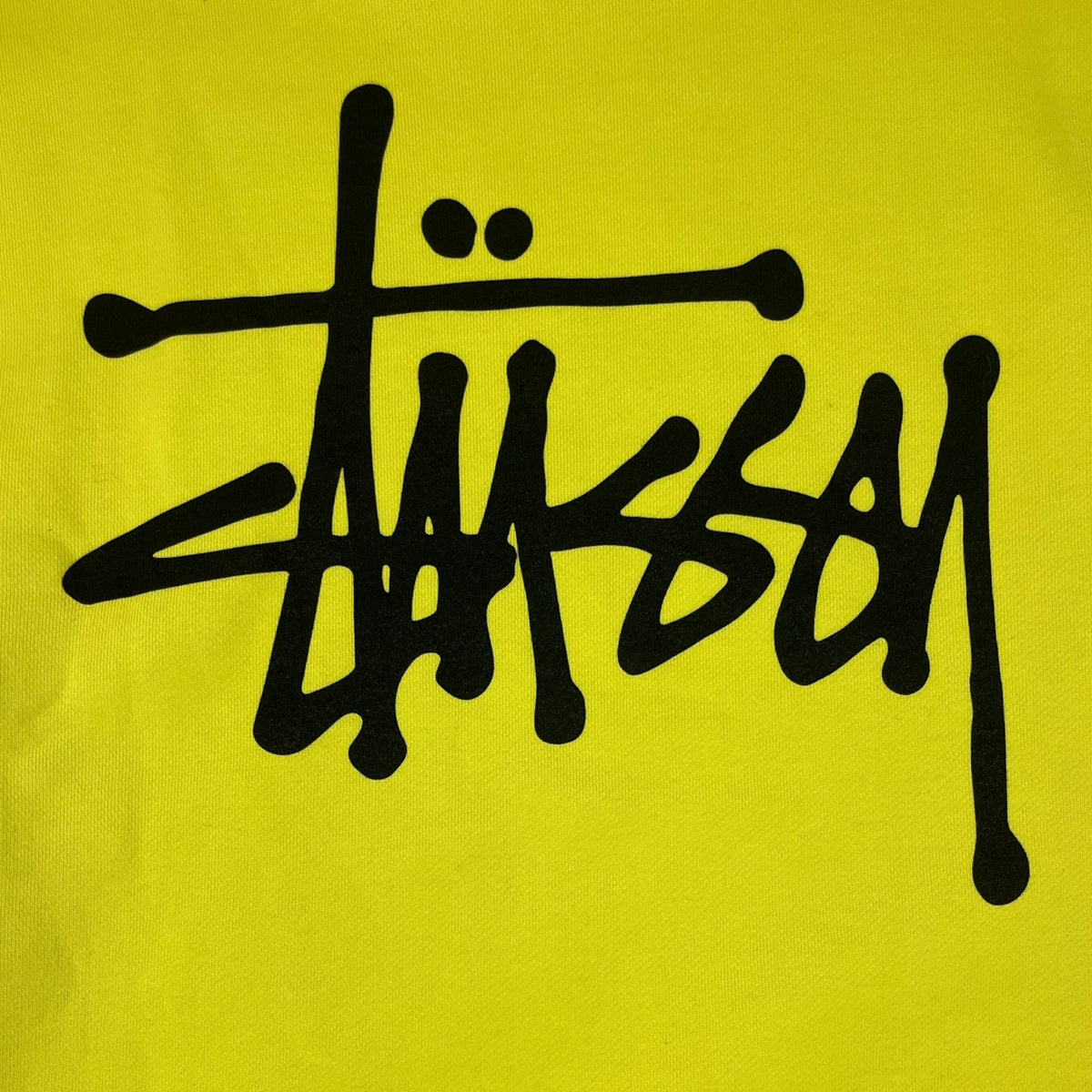 Stussy Basic Crewneck Lemon