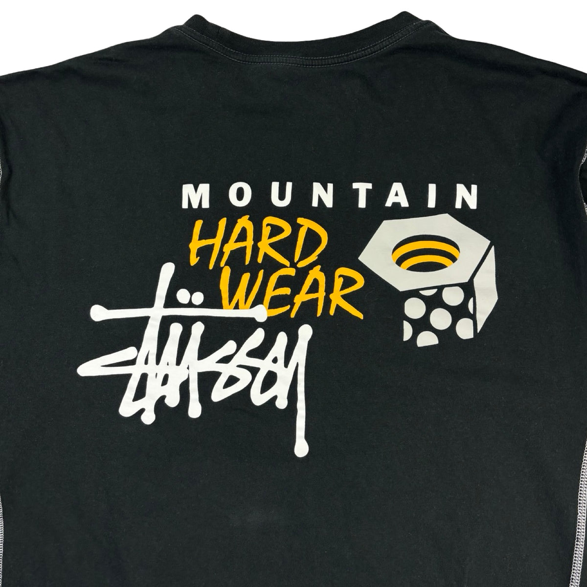 Stussy x Mountain Hardware Contrast Stitch L/S T-Shirt Black