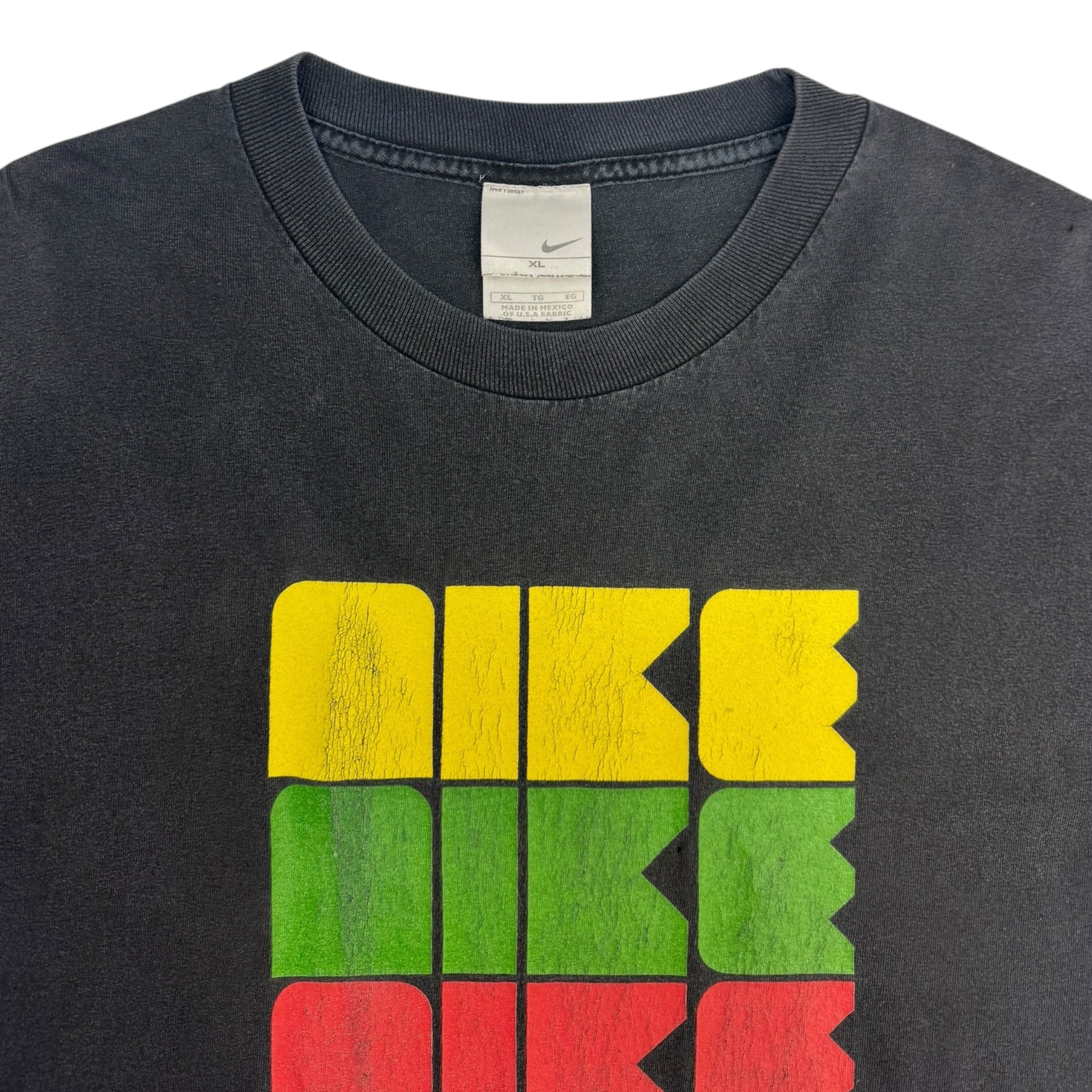Vintage Nike Retro Font Triple Spellout T-Shirt