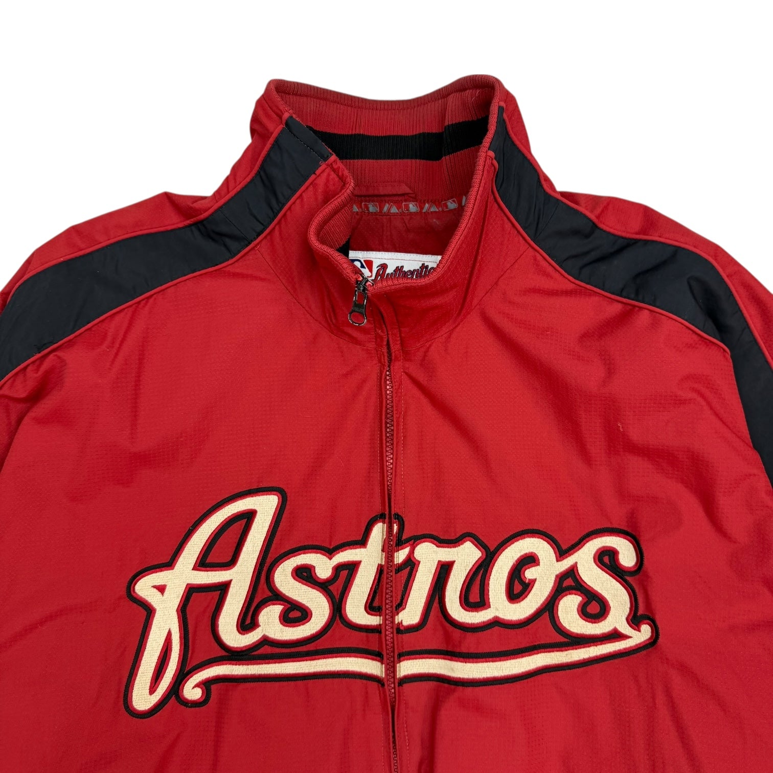 Vintage Houston Astros Windbreaker Jacket Red