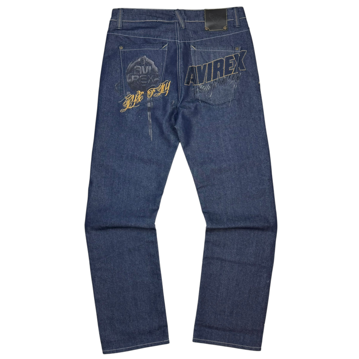 Vintage Avirex Raw Denim Jeans Indigo