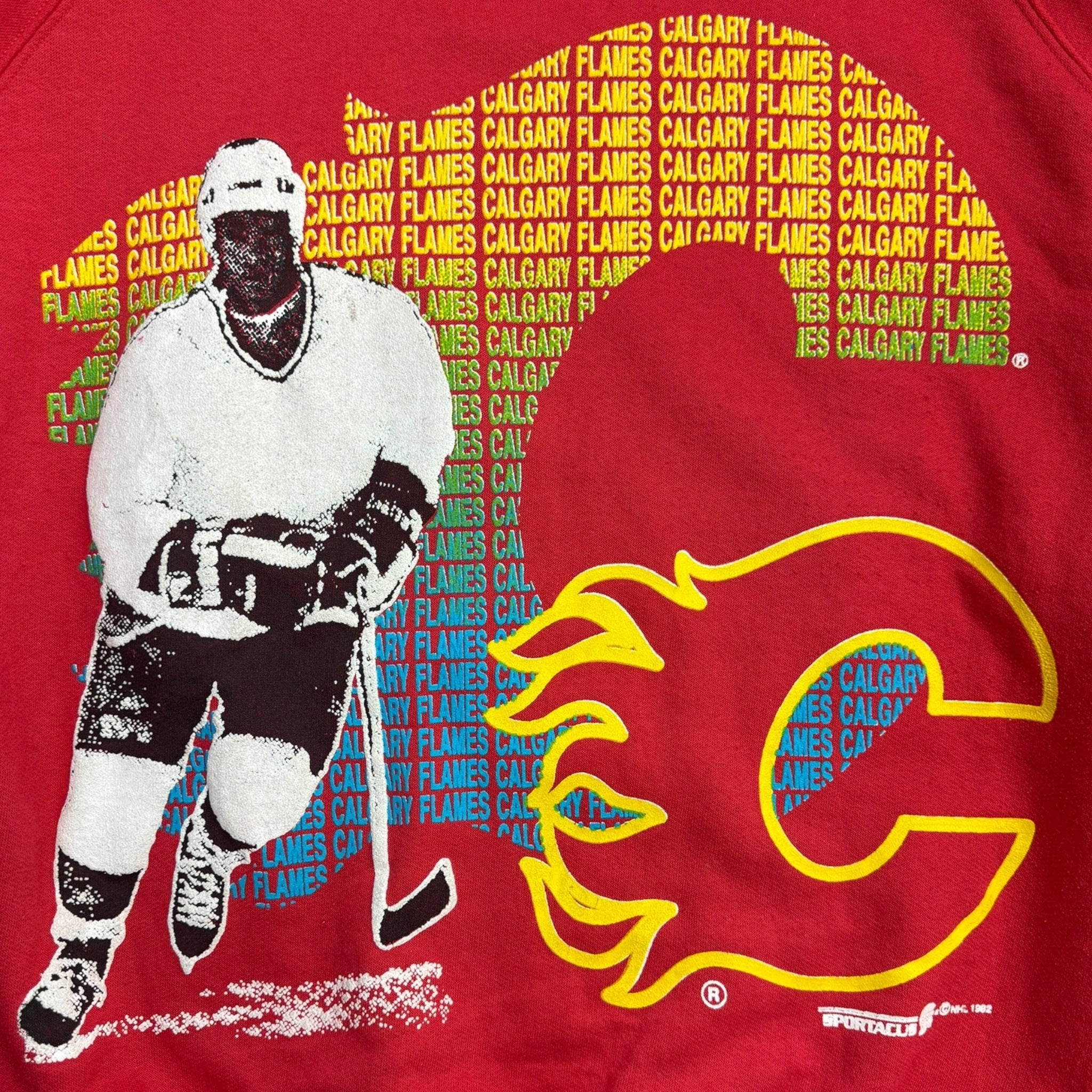 1982 Calgary Flames Pullover Sweater