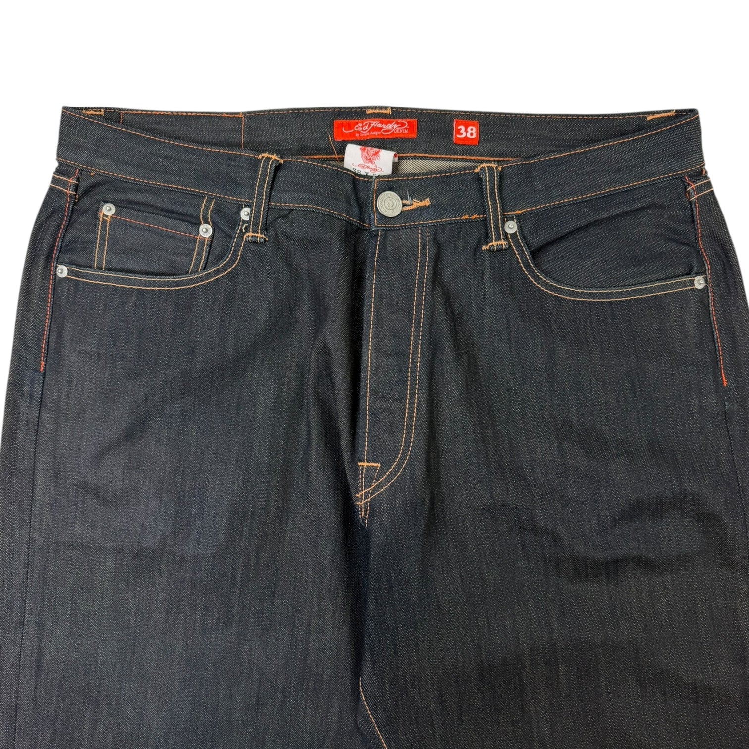 Ed Hardy Y2K Eagle & Snake Denim Jeans Raw