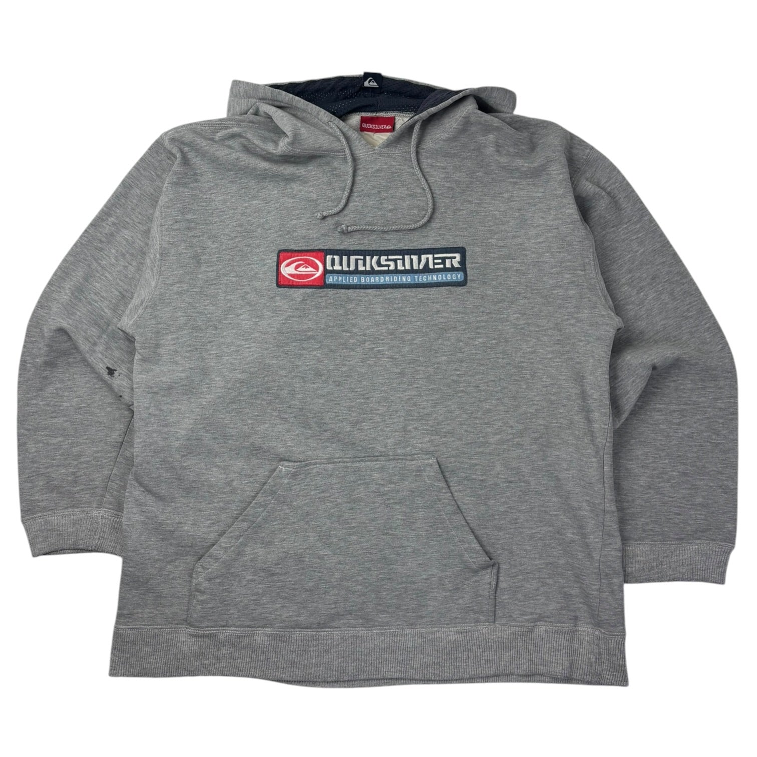 Vintage Quiksilver 'Applied Boardriding Technology' Embroidered Hoodie