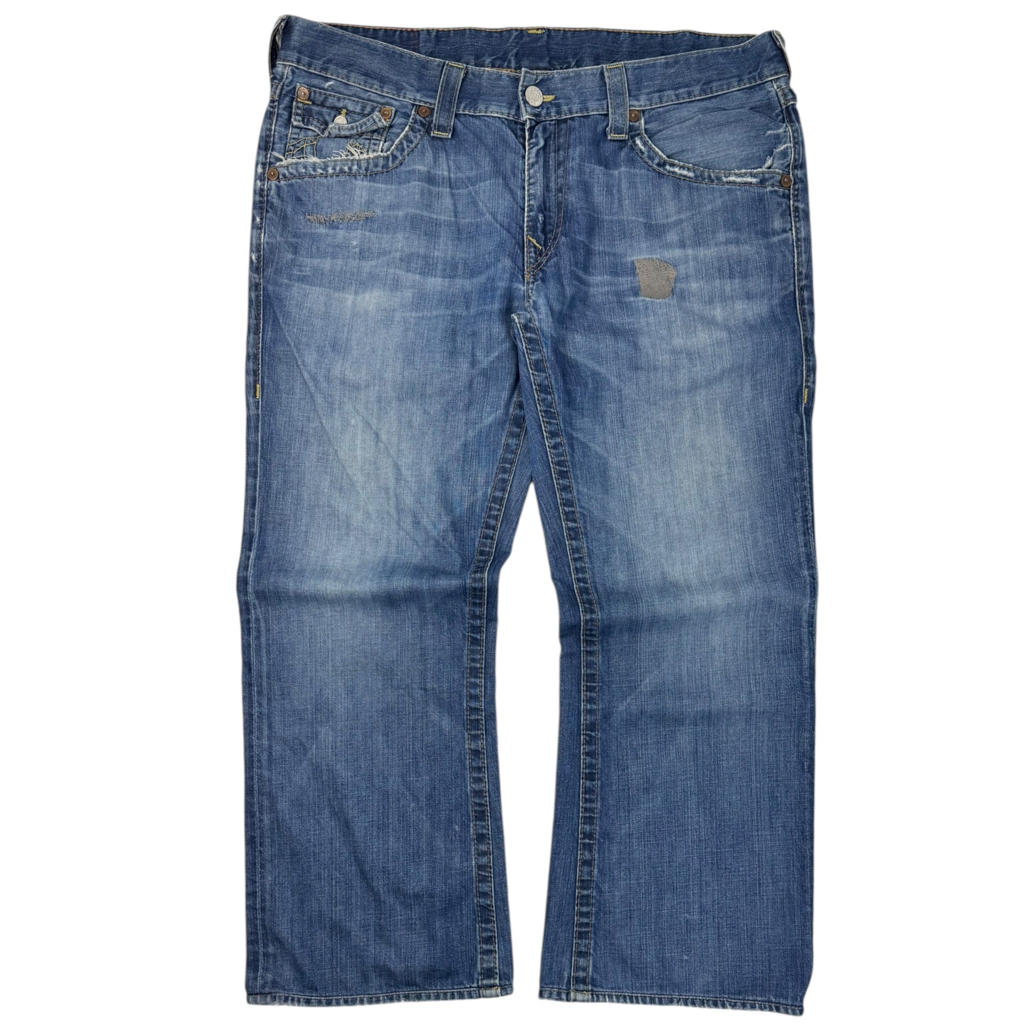 Vintage Y2K True Religion Wide Leg Light Wash Pants