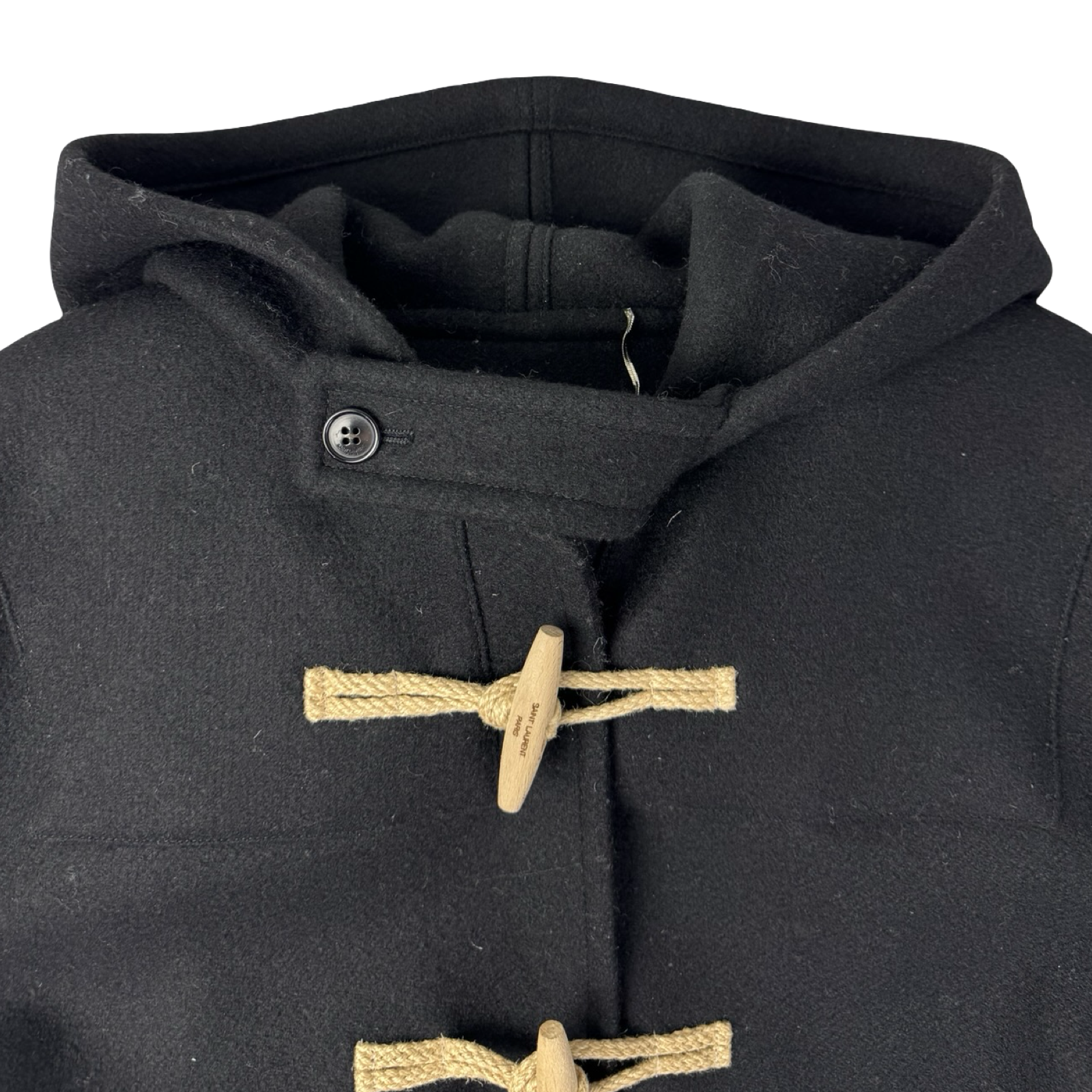 Saint Laurent Paris FW14 Runway Wool Duffle Coat