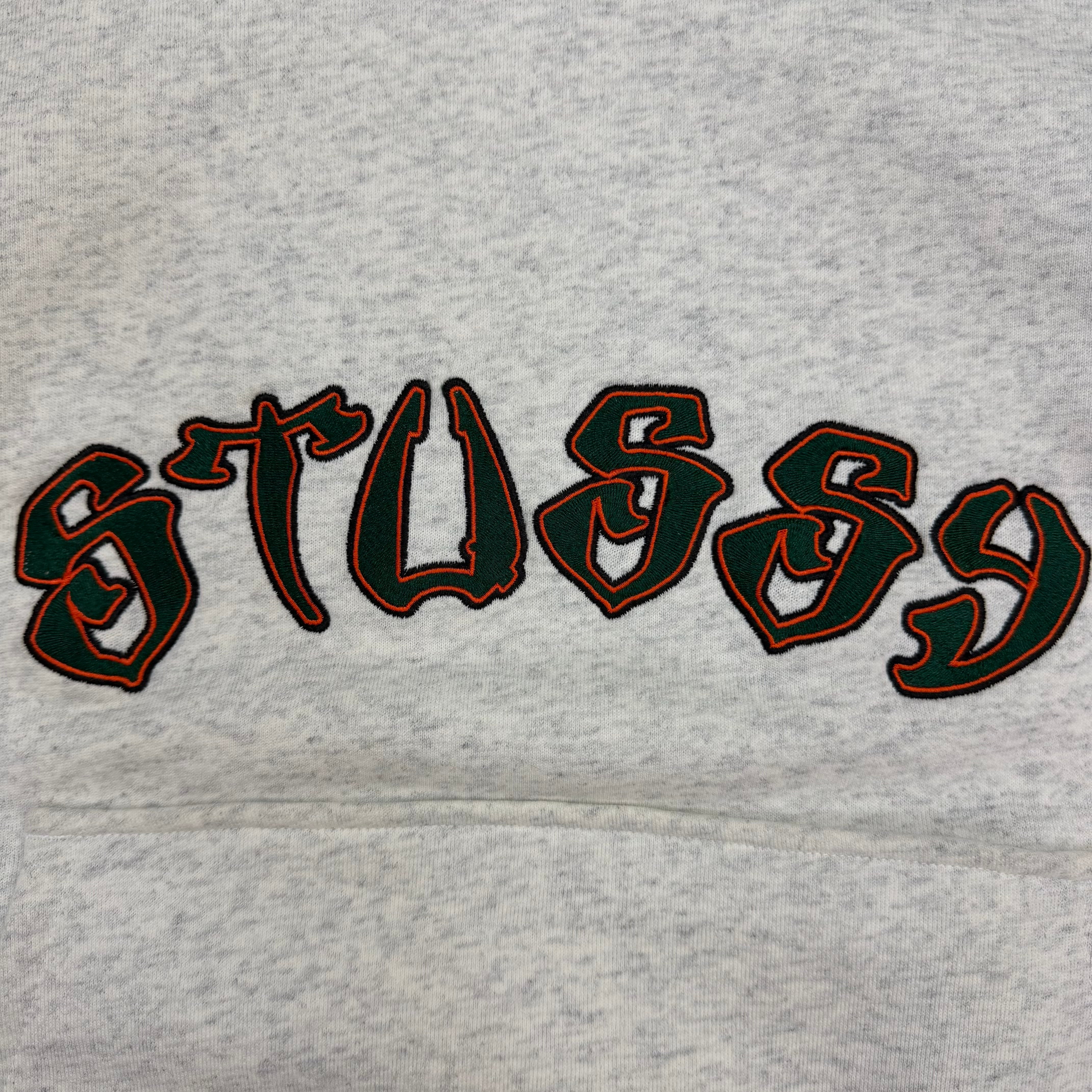 Stussy Lennox Oversized Hoodie Grey