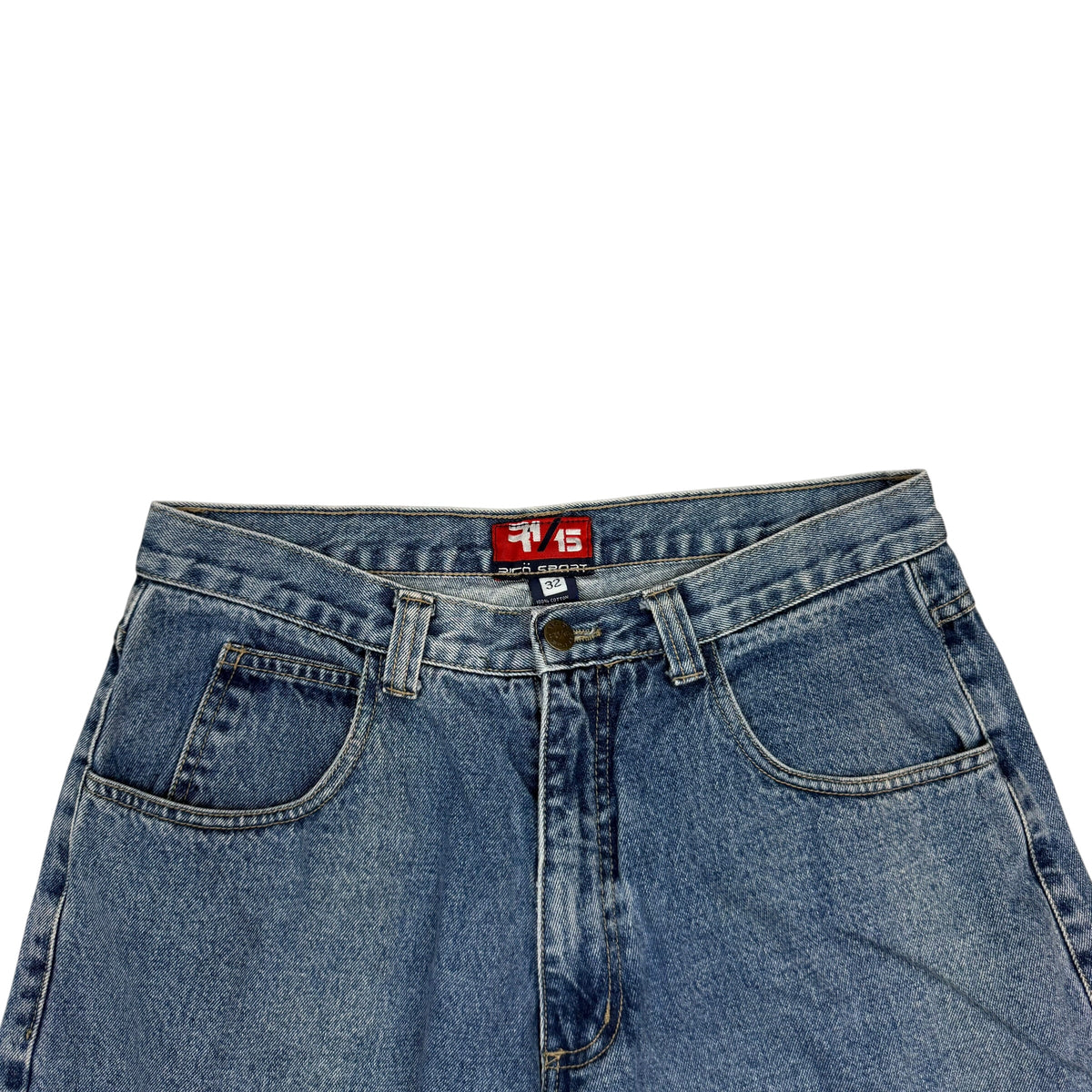Vintage R1/15 Embroidered Jeans Blue