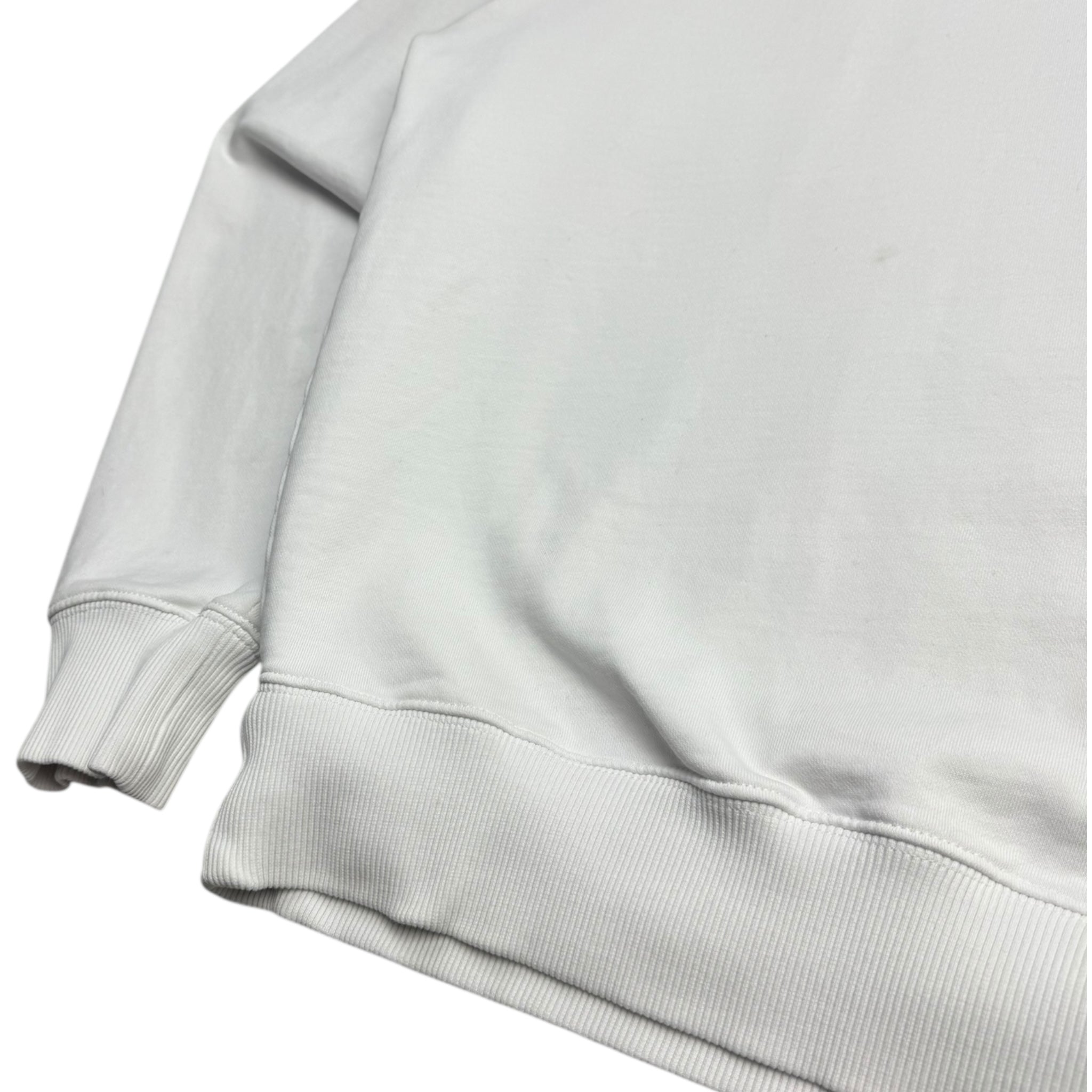 Helmut Lang Core Logo Crew Neck White