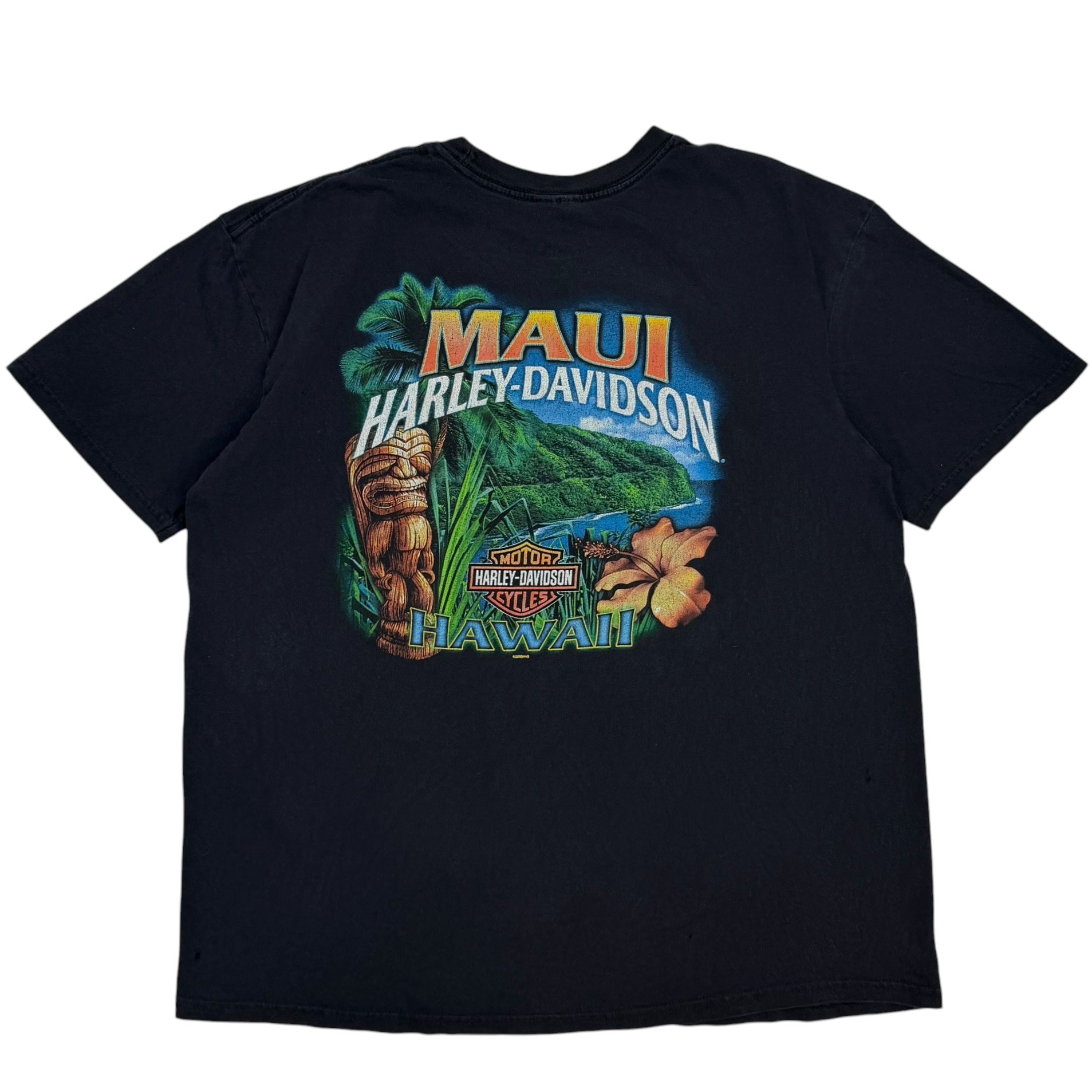 2003 Harley Davidson Maui Tee Black