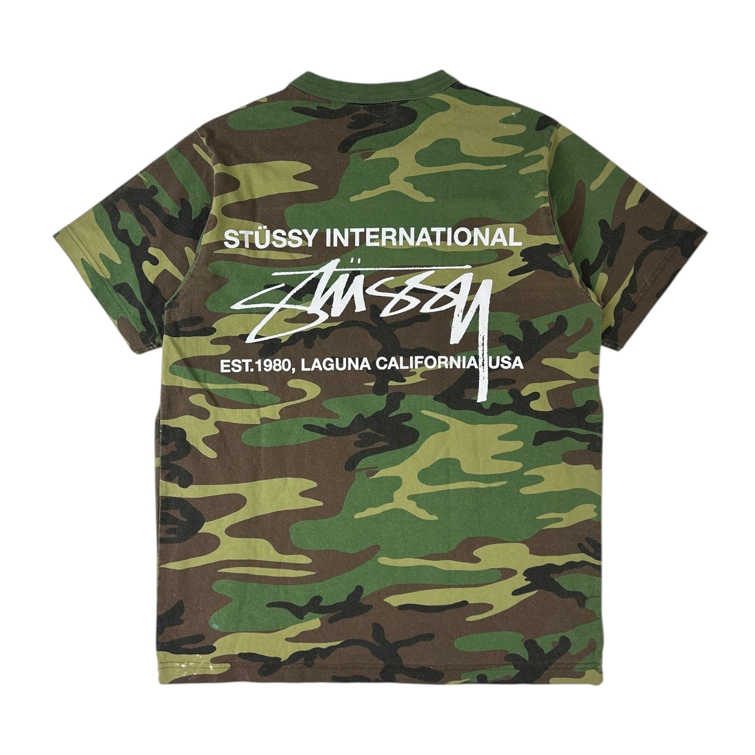 Stussy Smooth International T-Shirt Camo