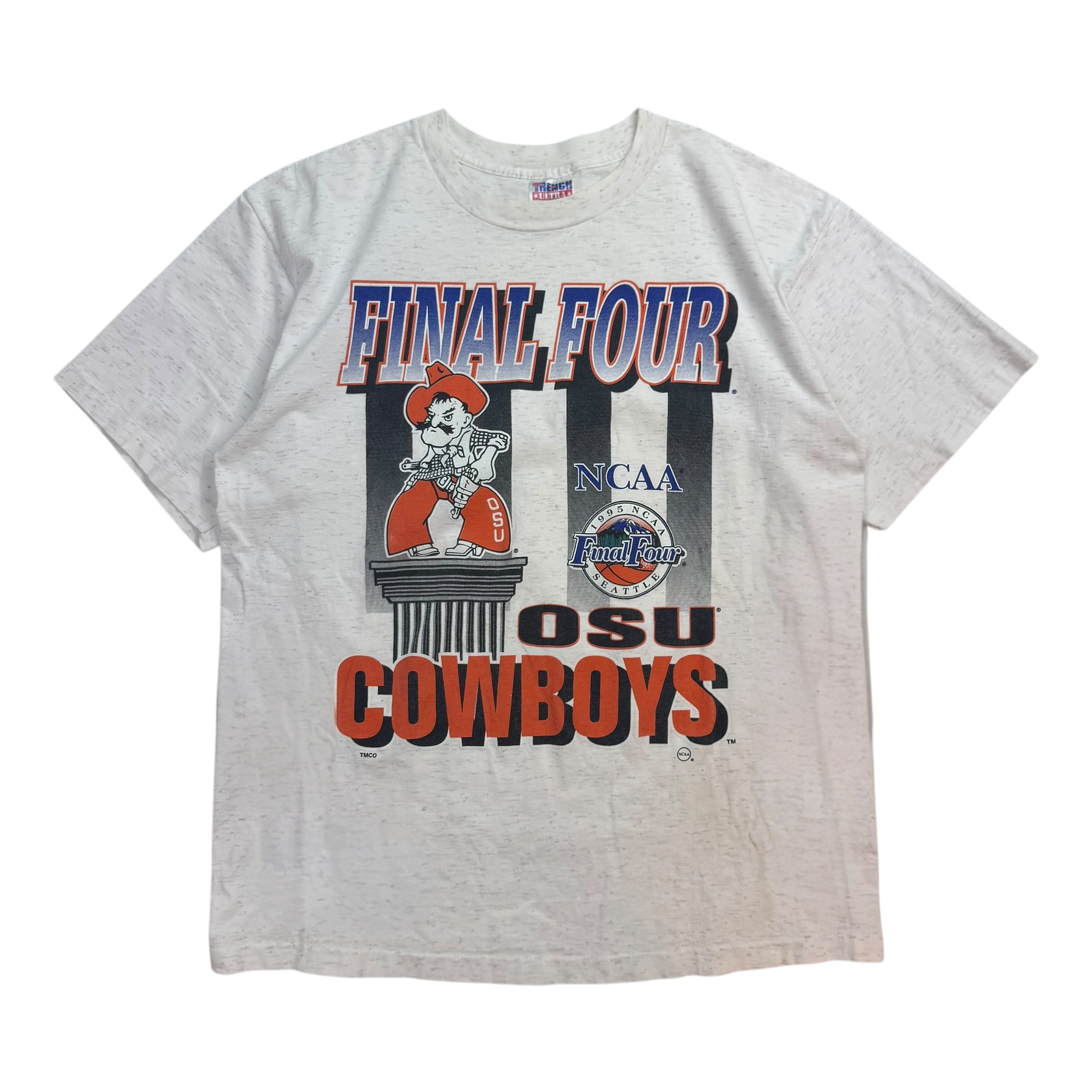 1995 NCAA Final Four Osu Cowboys Tee Grey