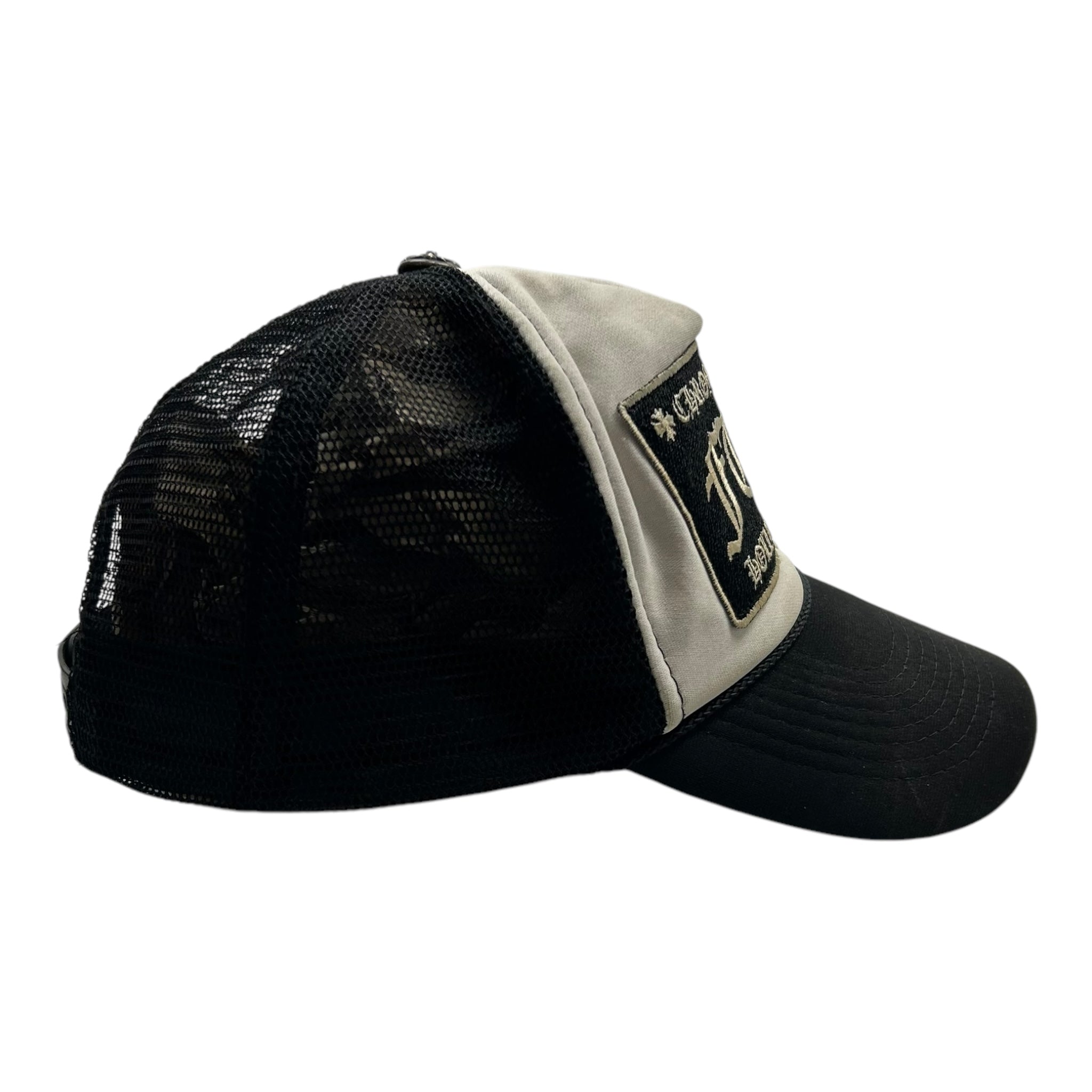 Chrome Hearts F*ck Trucker Hat Black/White