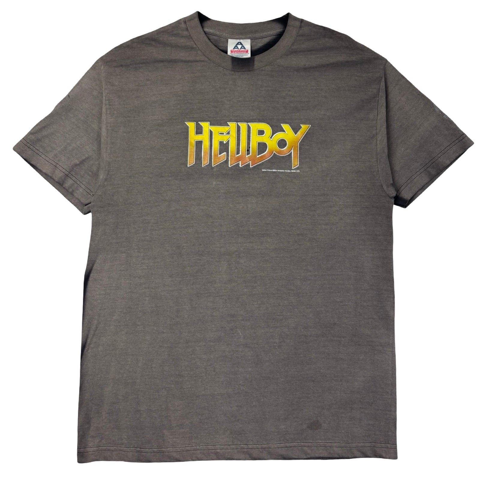 2004 Hellboy Movie Promo T-Shirt Heavily Faded