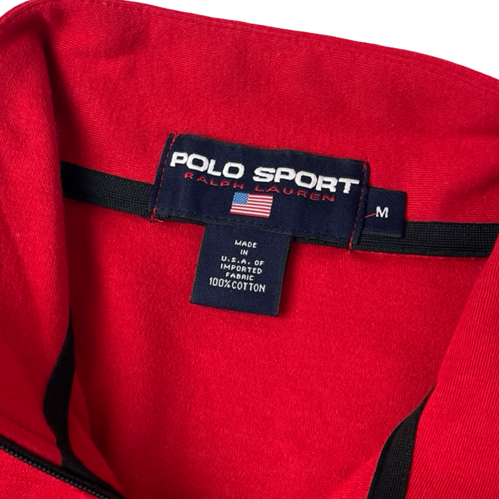 Polo Sport Ralph Lauren Quarter Zip Sweater Red/Black