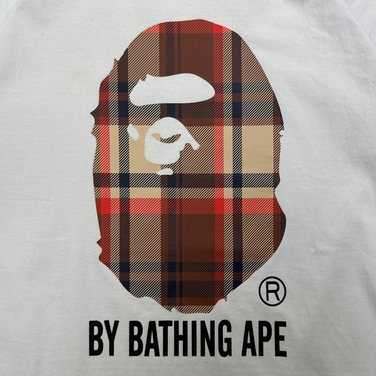 Bape Nova Check By A Bathing Ape Tee White