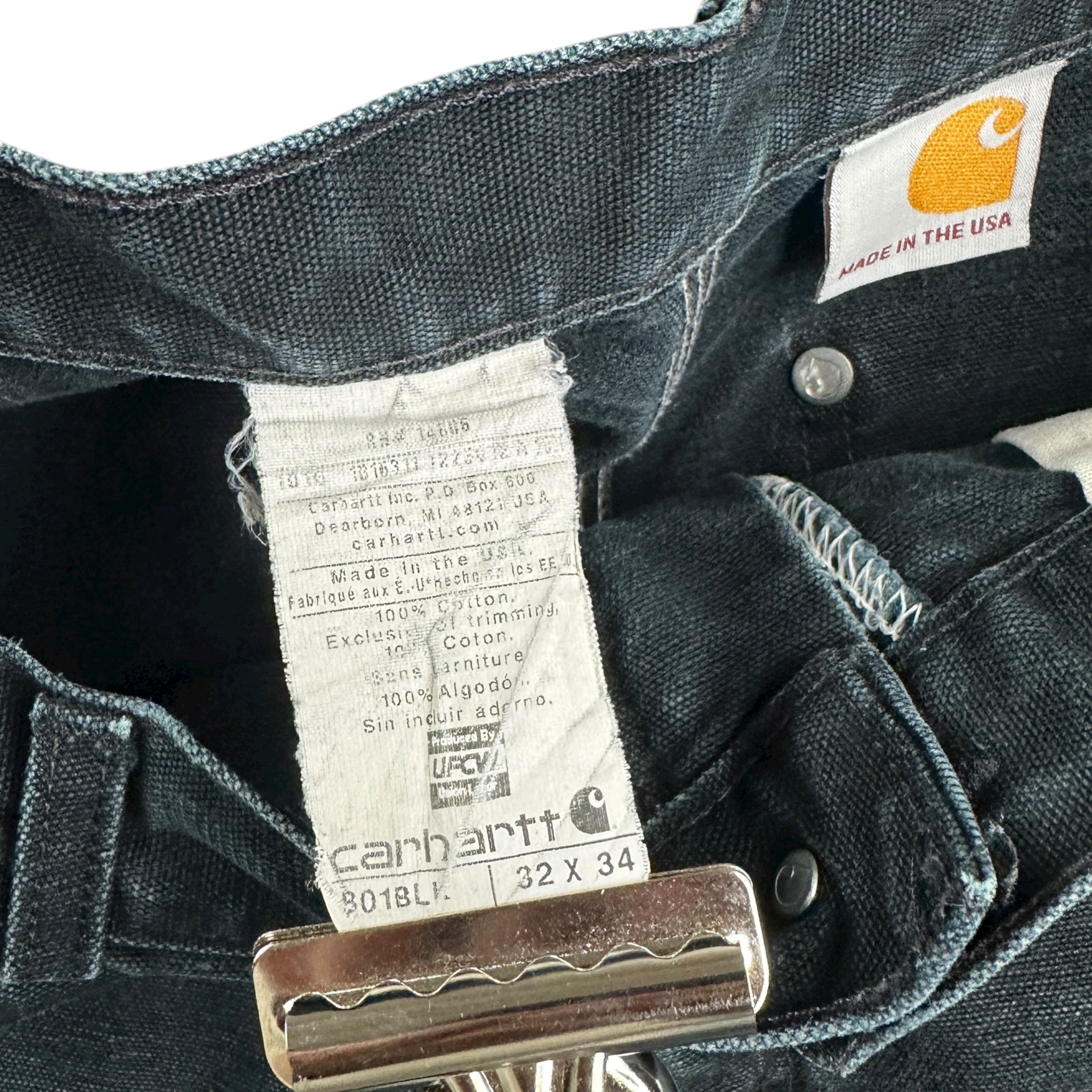 Vintage Carhartt Double Knees Black