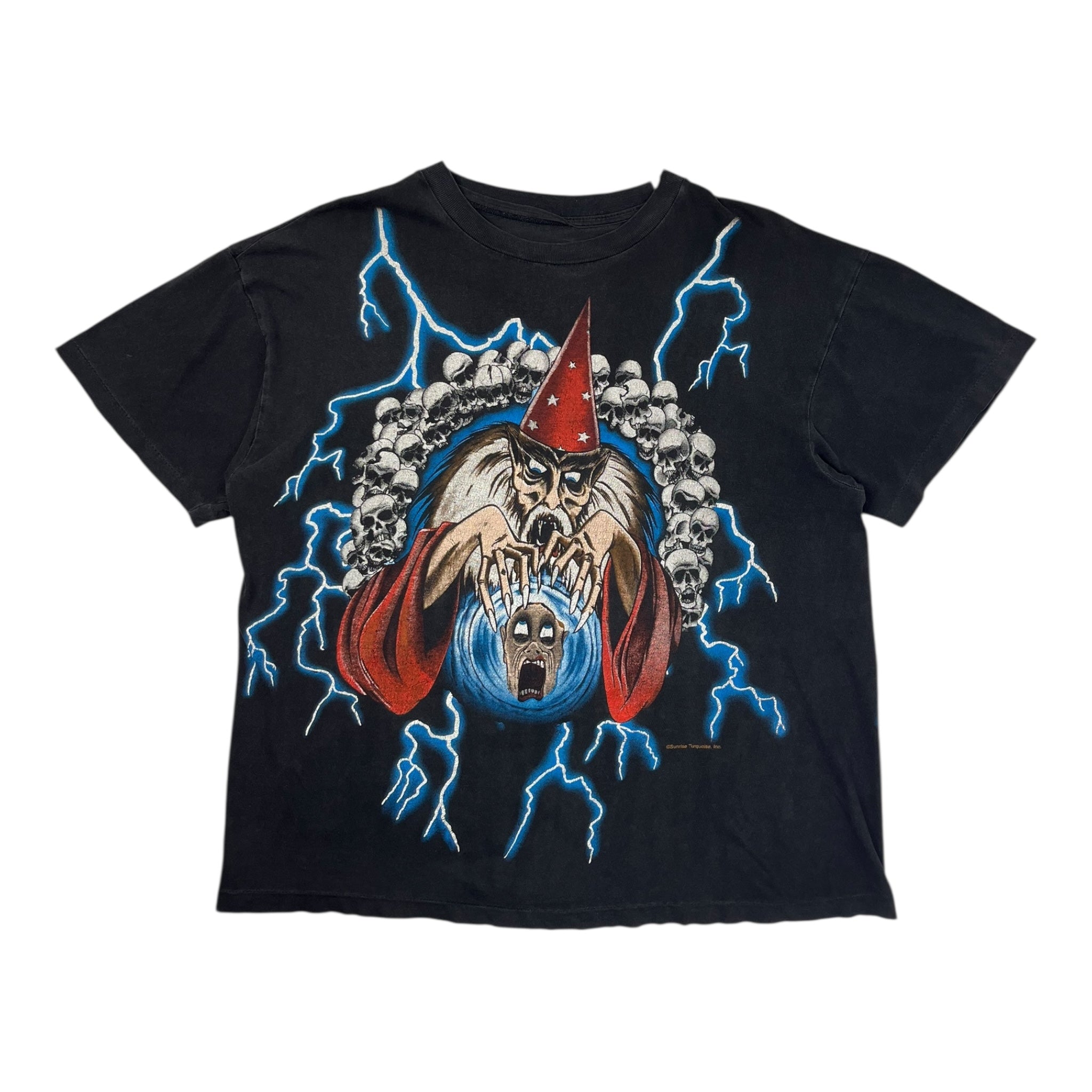 Vintage American Thunder Lightning Wizard T-Shirt