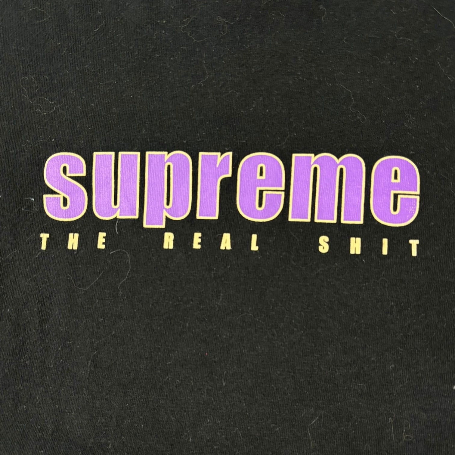 Supreme SS19 “The Real Sh*t” Long Sleeve T-Shirt Black