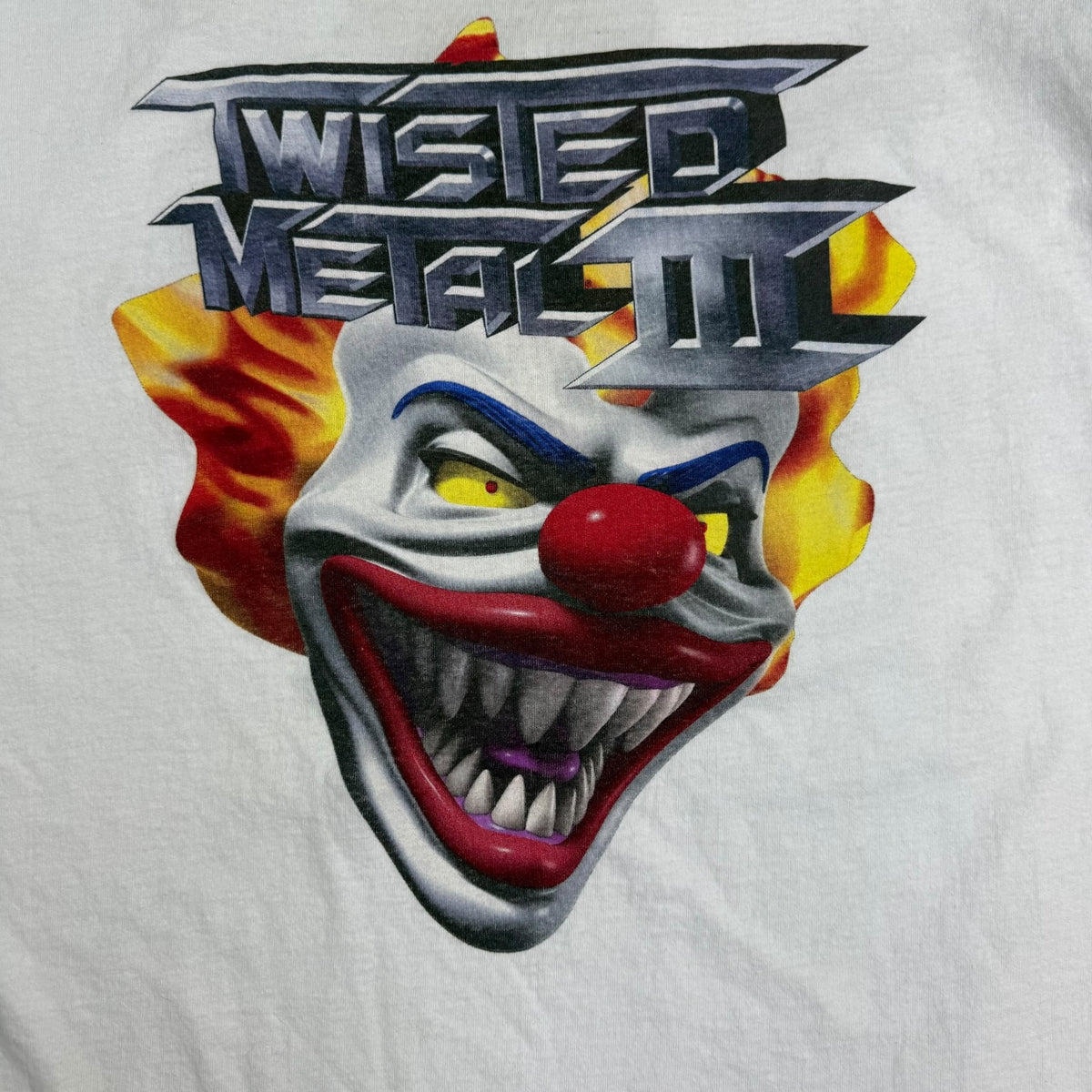 Vintage 989 Studios Twisted Metal 3 Tee White