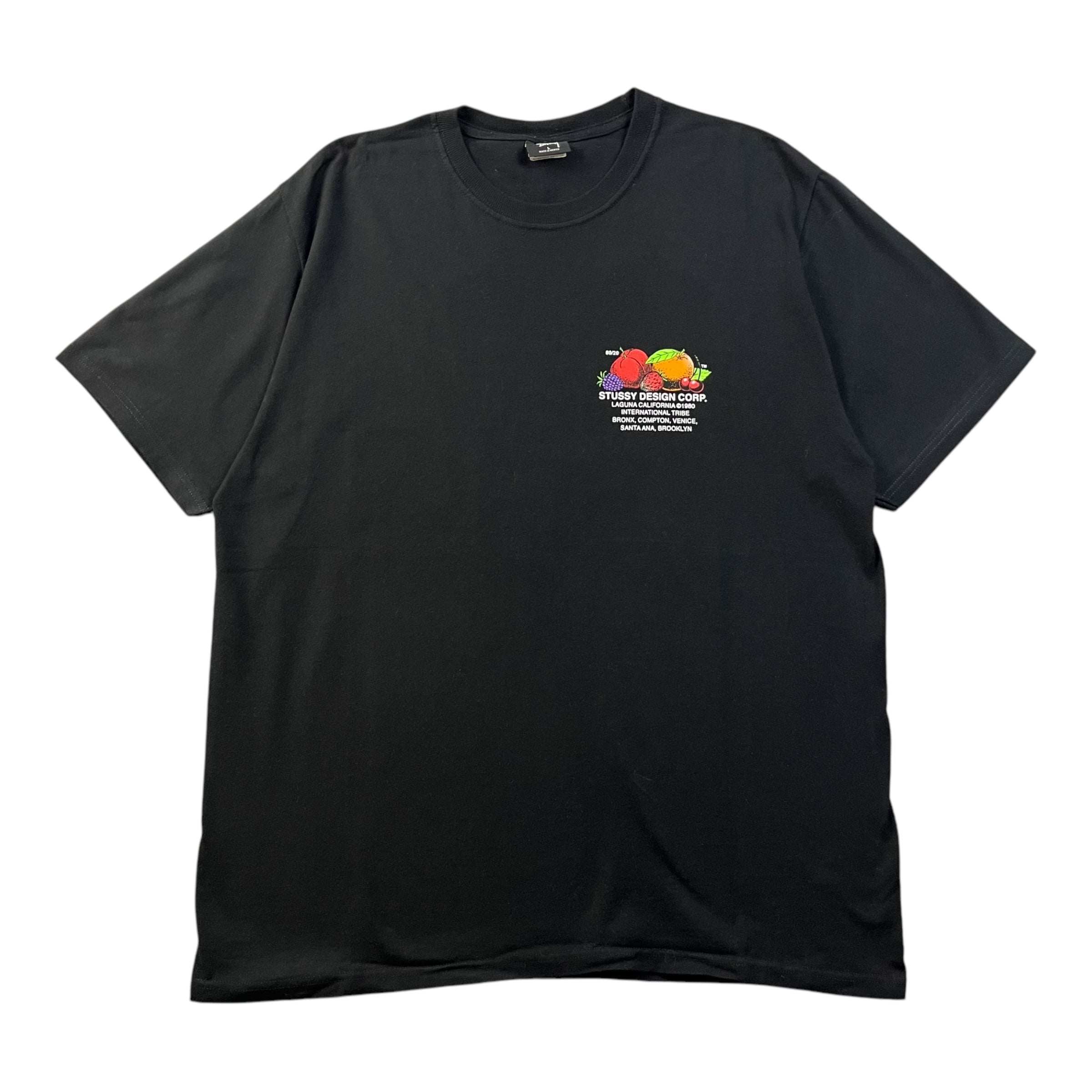 Stussy Fresh Fruit Tee Black