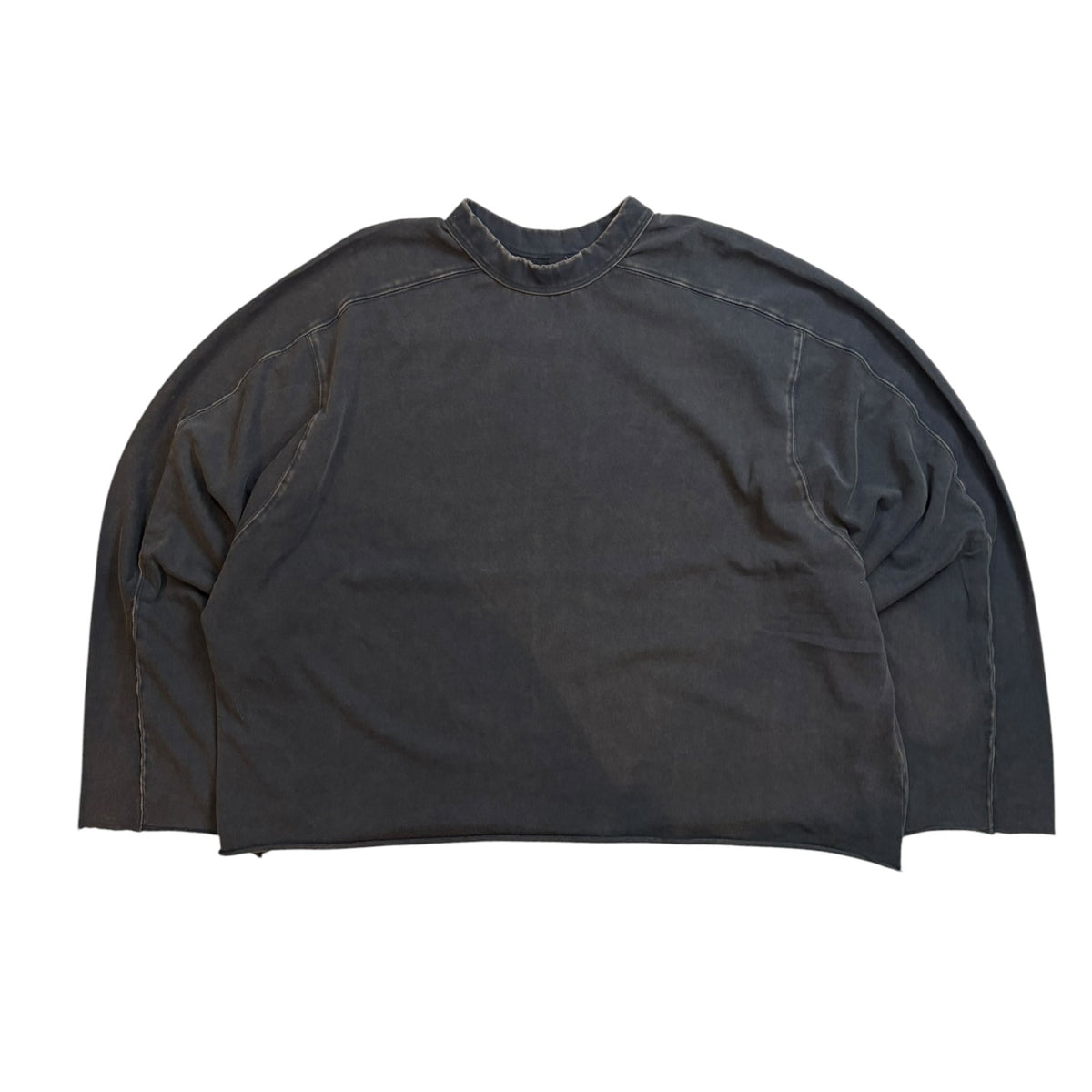 Entire Studios Black Heavy Long-Sleeve Shirt Washed Black