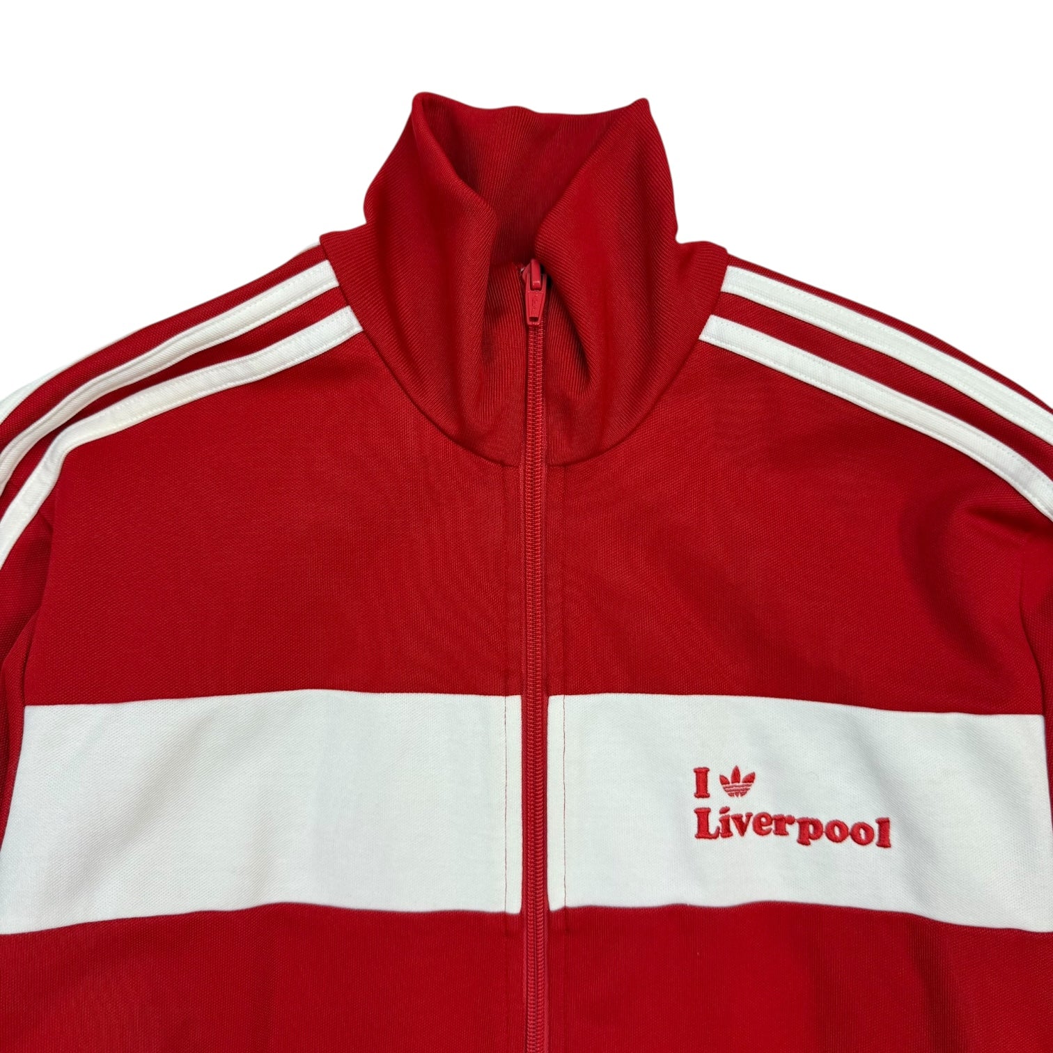 Adidas I Love Liverpool Full Zip Track Jacket Red
