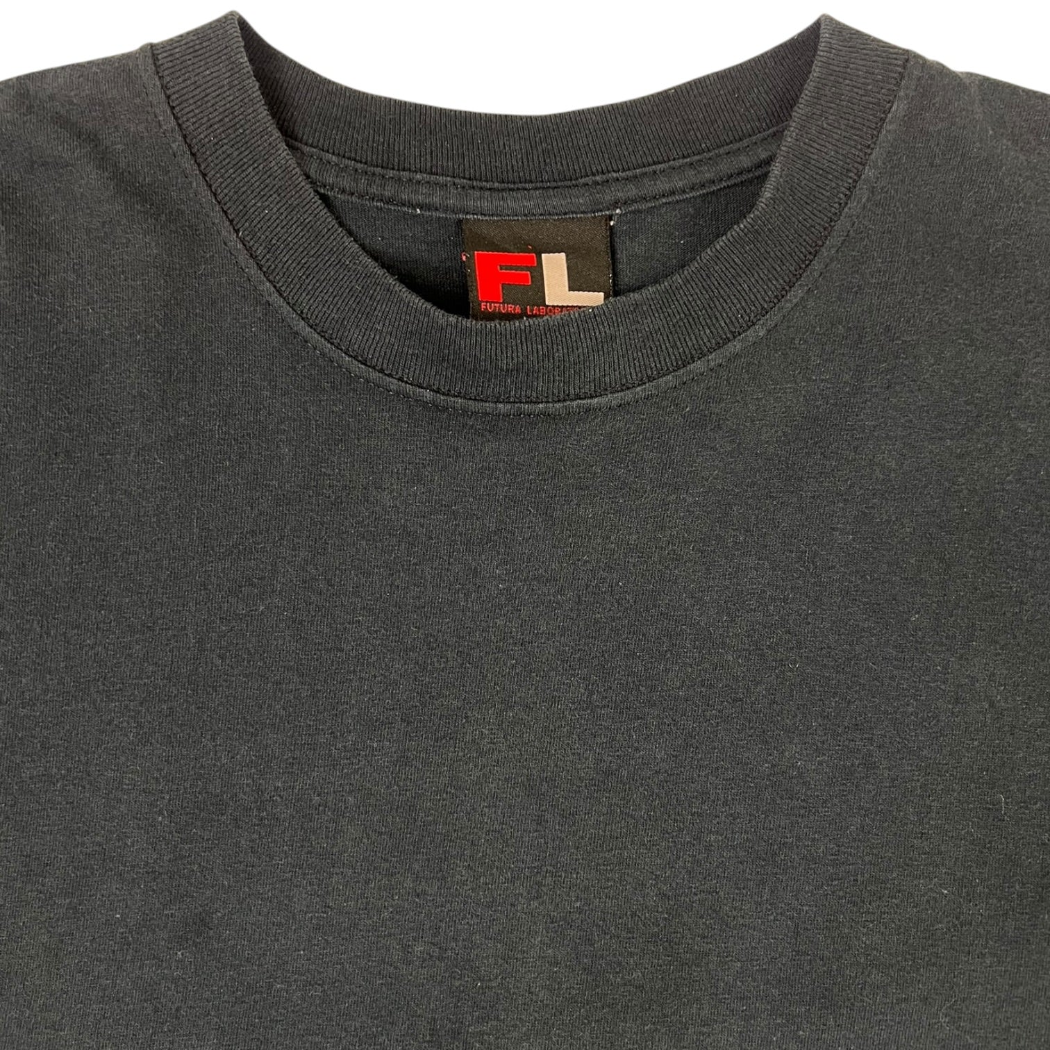 Vintage Y2K Futura Laboratories Japan T-Shirt Navy