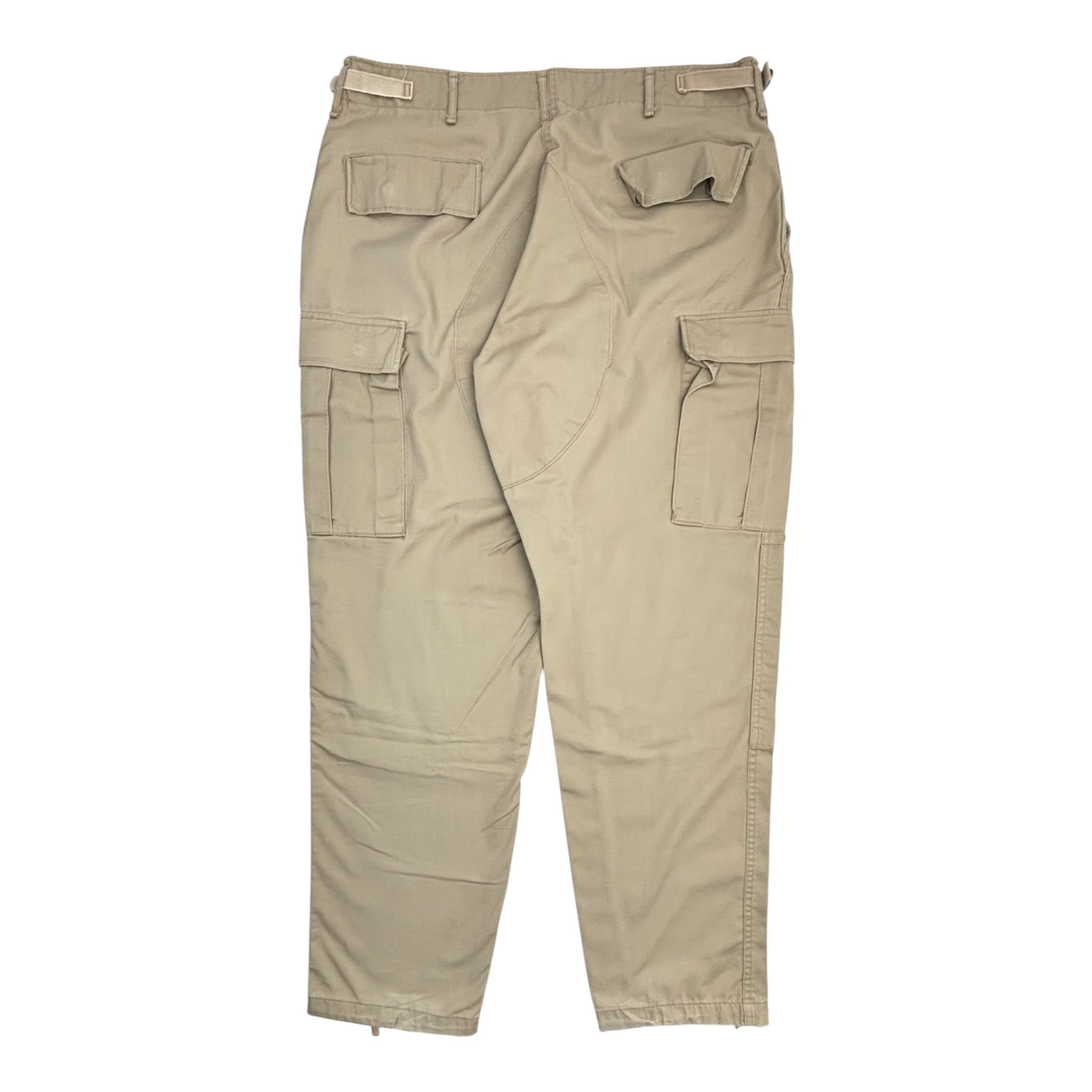 Vintage Combat Trousers Cargo Beige