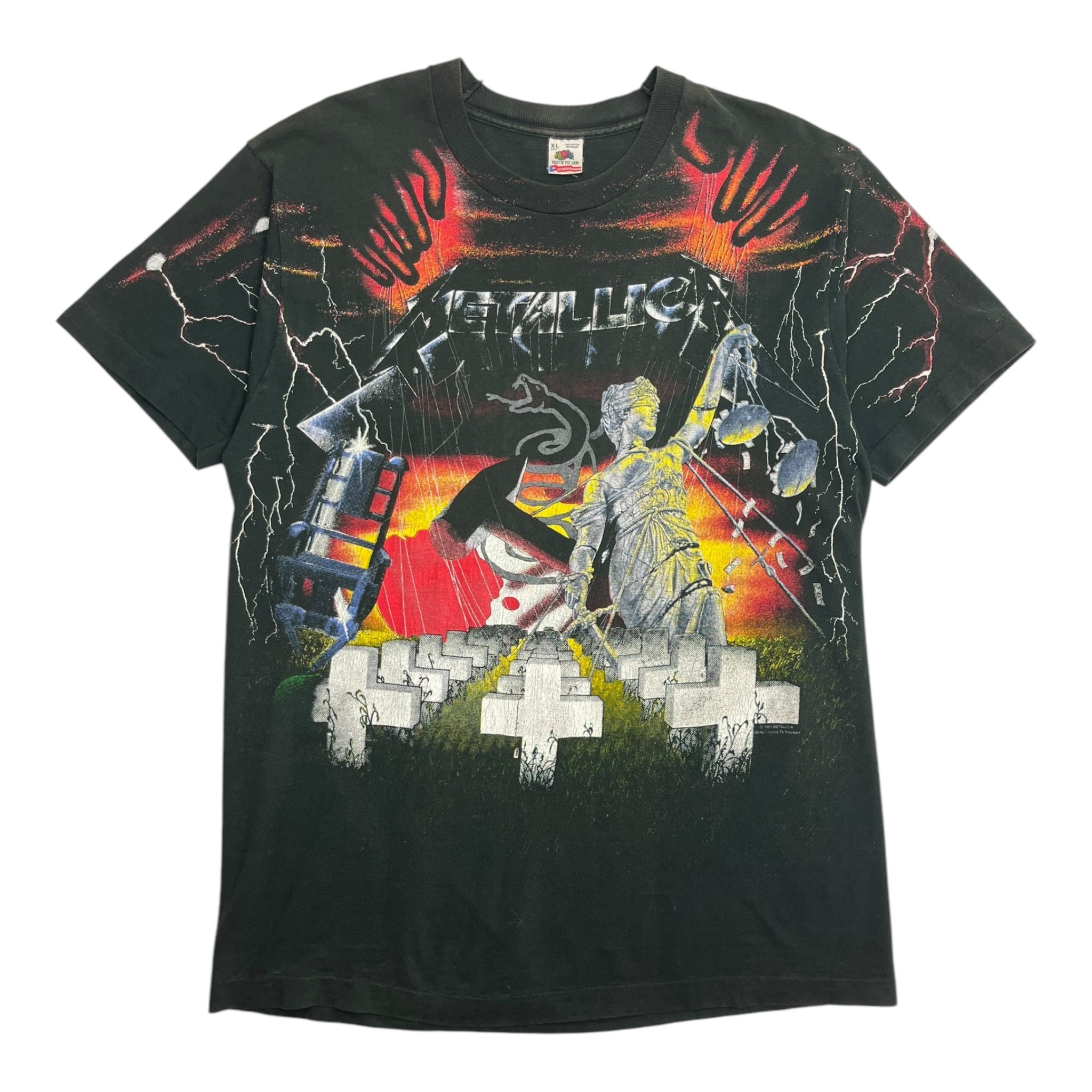 1991 Metallica Master of Puppets AOP T-Shirt