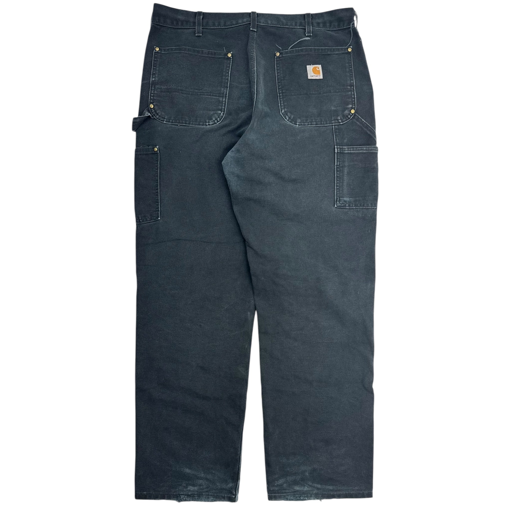 Vintage Carhartt Double Knee Bottoms Faded Black