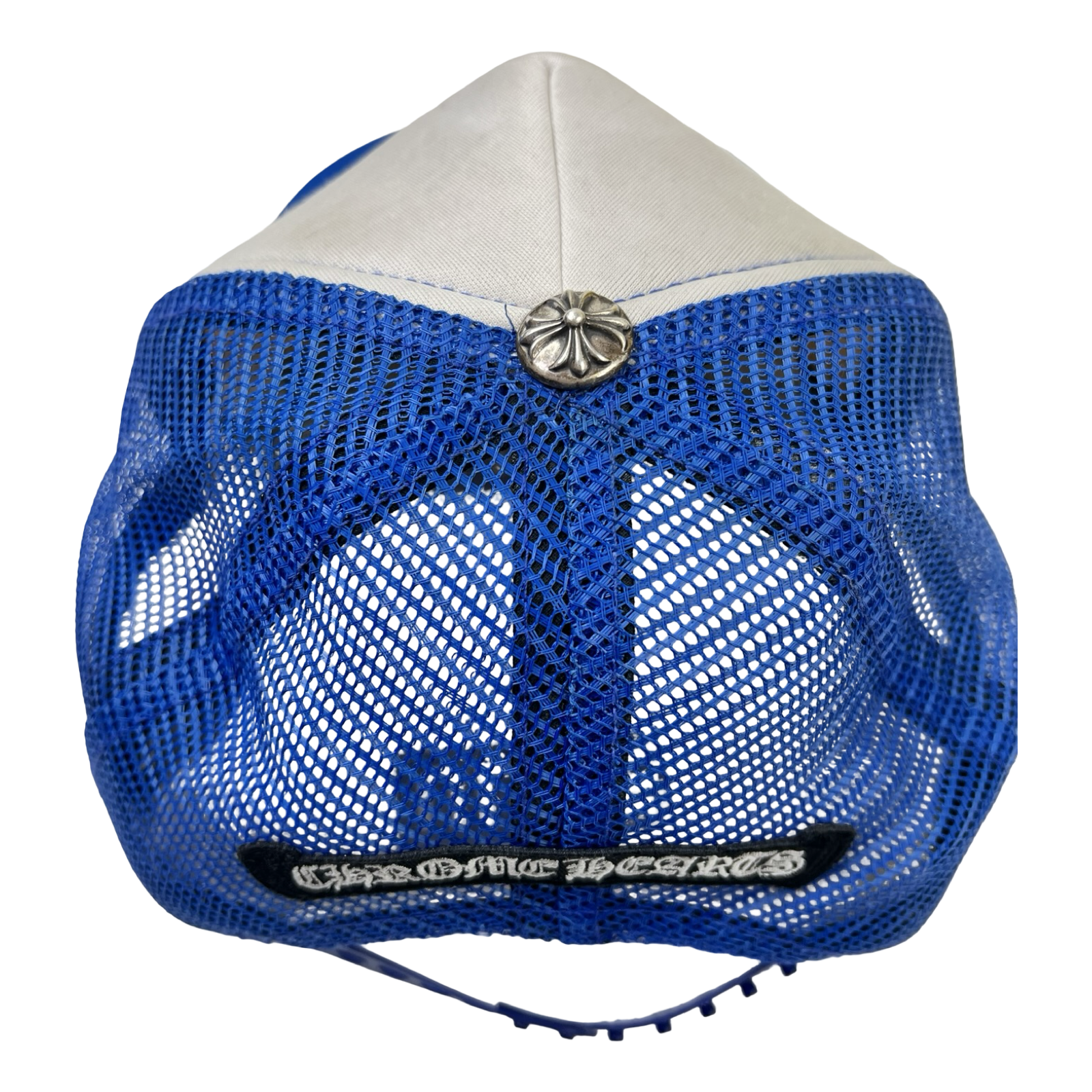 Chrome Hearts Eyechart Trucker Hat Blue