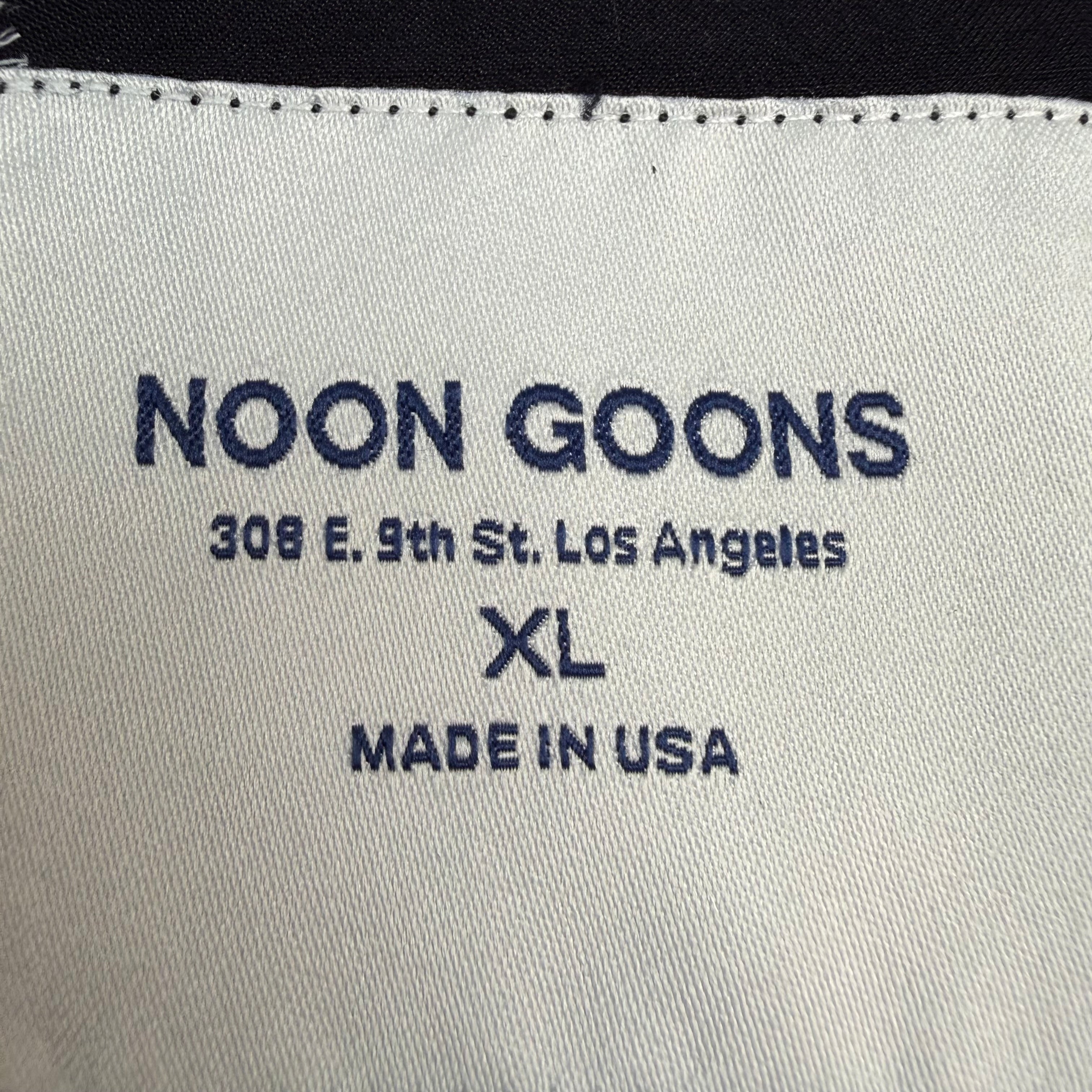 Noon Goons Button Up Shirt Black