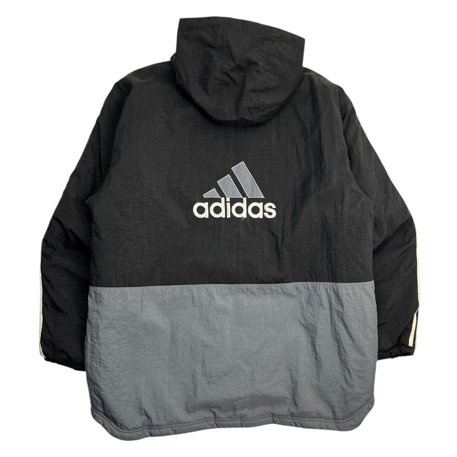 Vintage Adidas Parka Jacket Black