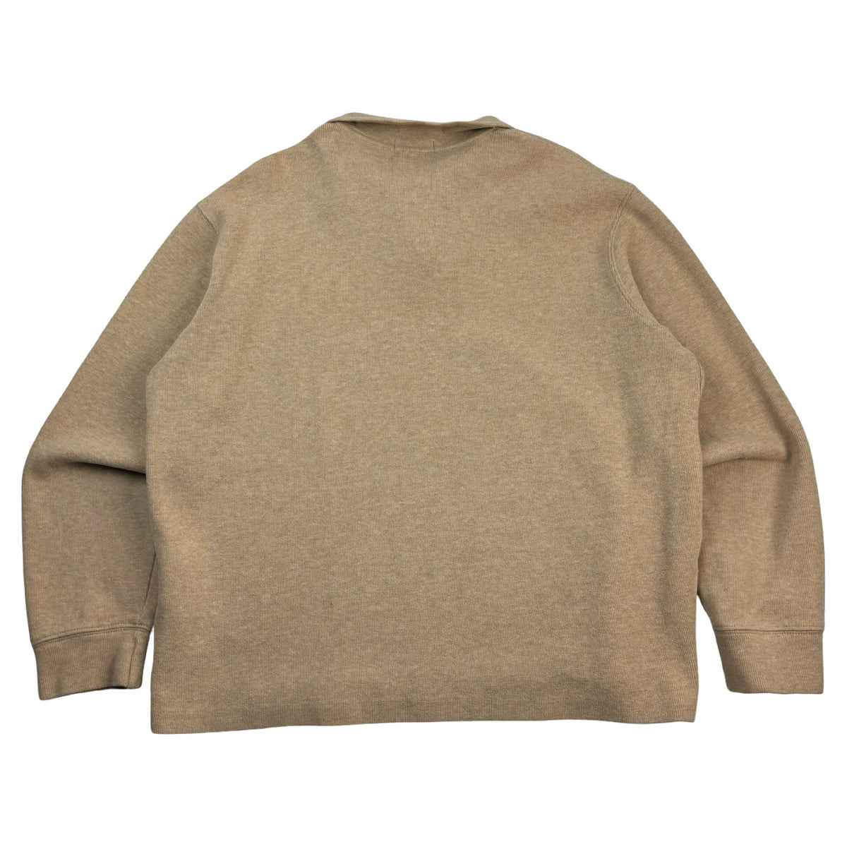 Vintage Polo Ralph Lauren Open Hem 1/4 Zip Beach Sand