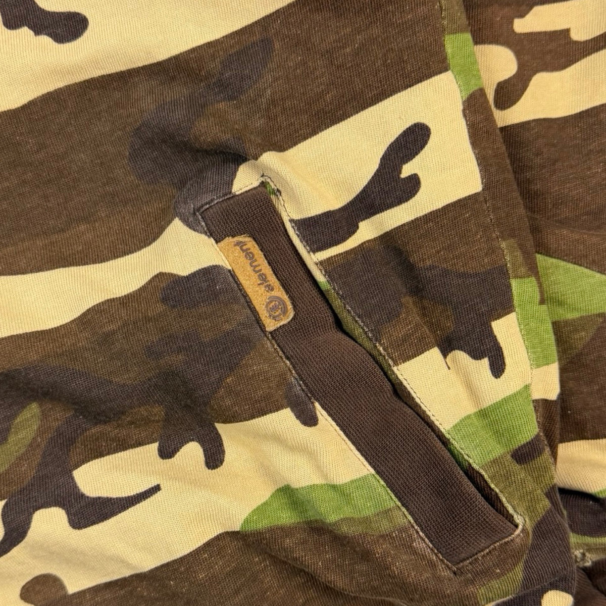 Vintage Element Reversible Camo Hoodie Green/Brown