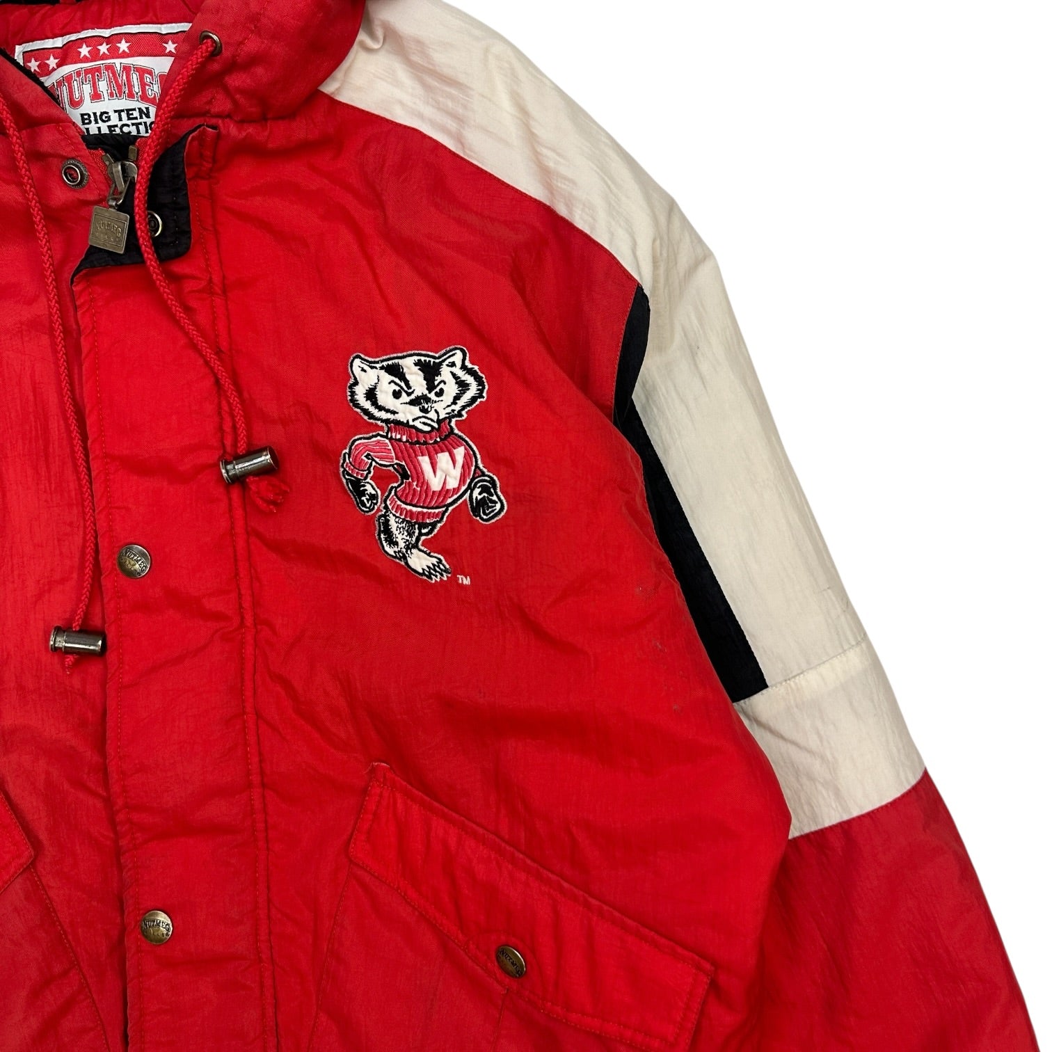 Vintage Nutmeg Wisconsin Badgers Jacket Red