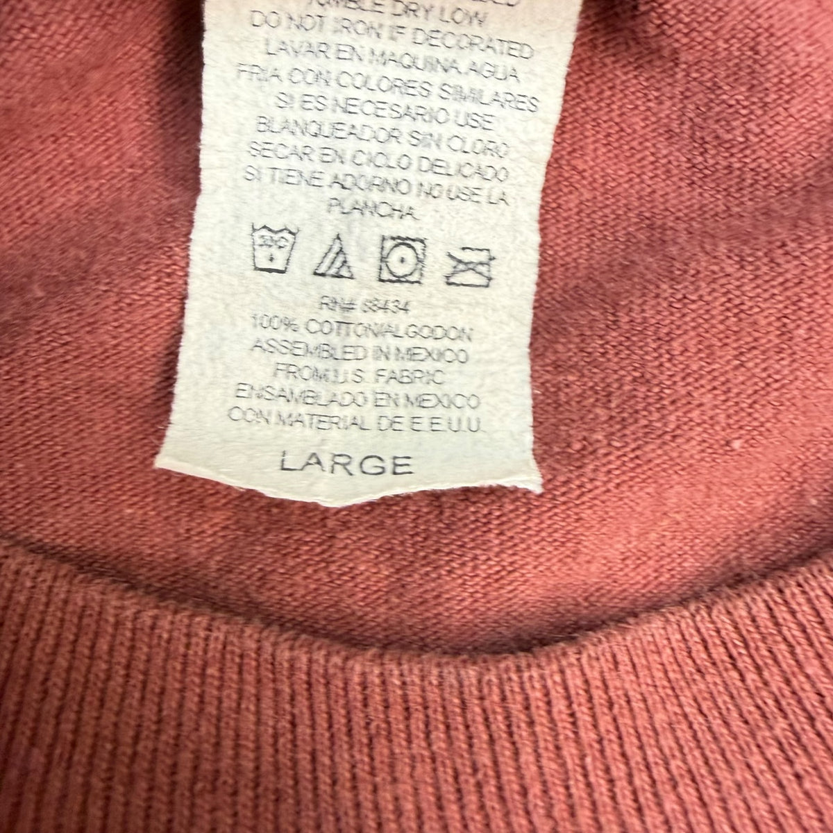 1990s Bryan Adams Tour Tee Red