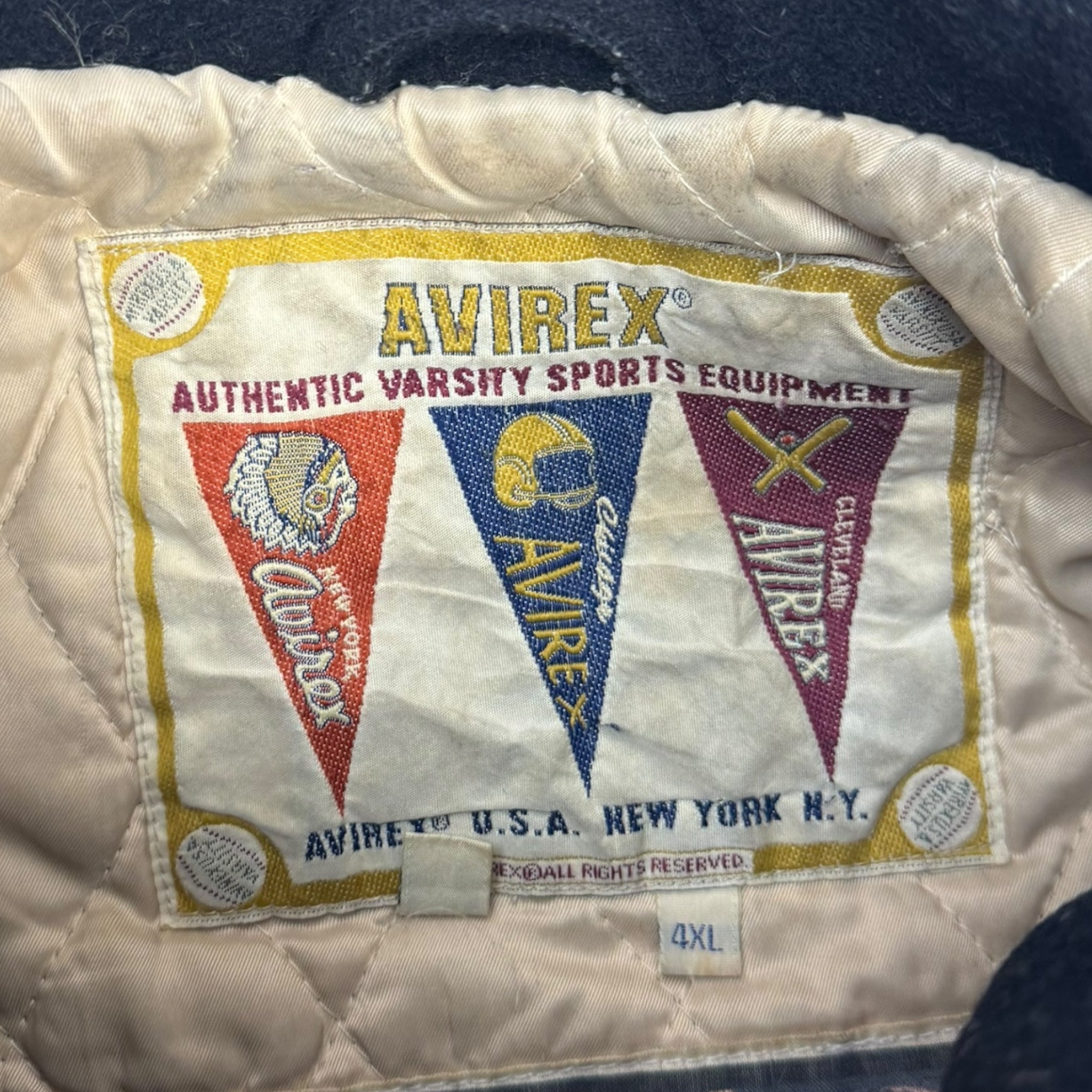 Vintage Avirex USA Wool Varsity Jacket