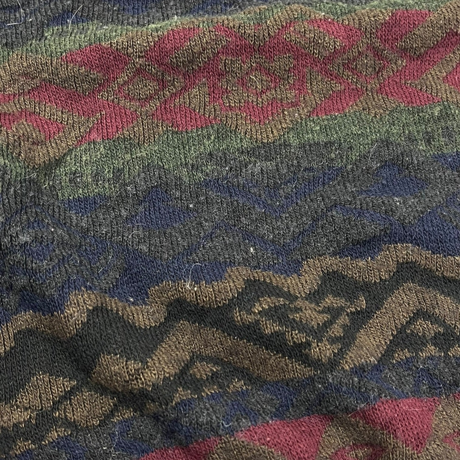 Vintage Alfani Textured Western Knit