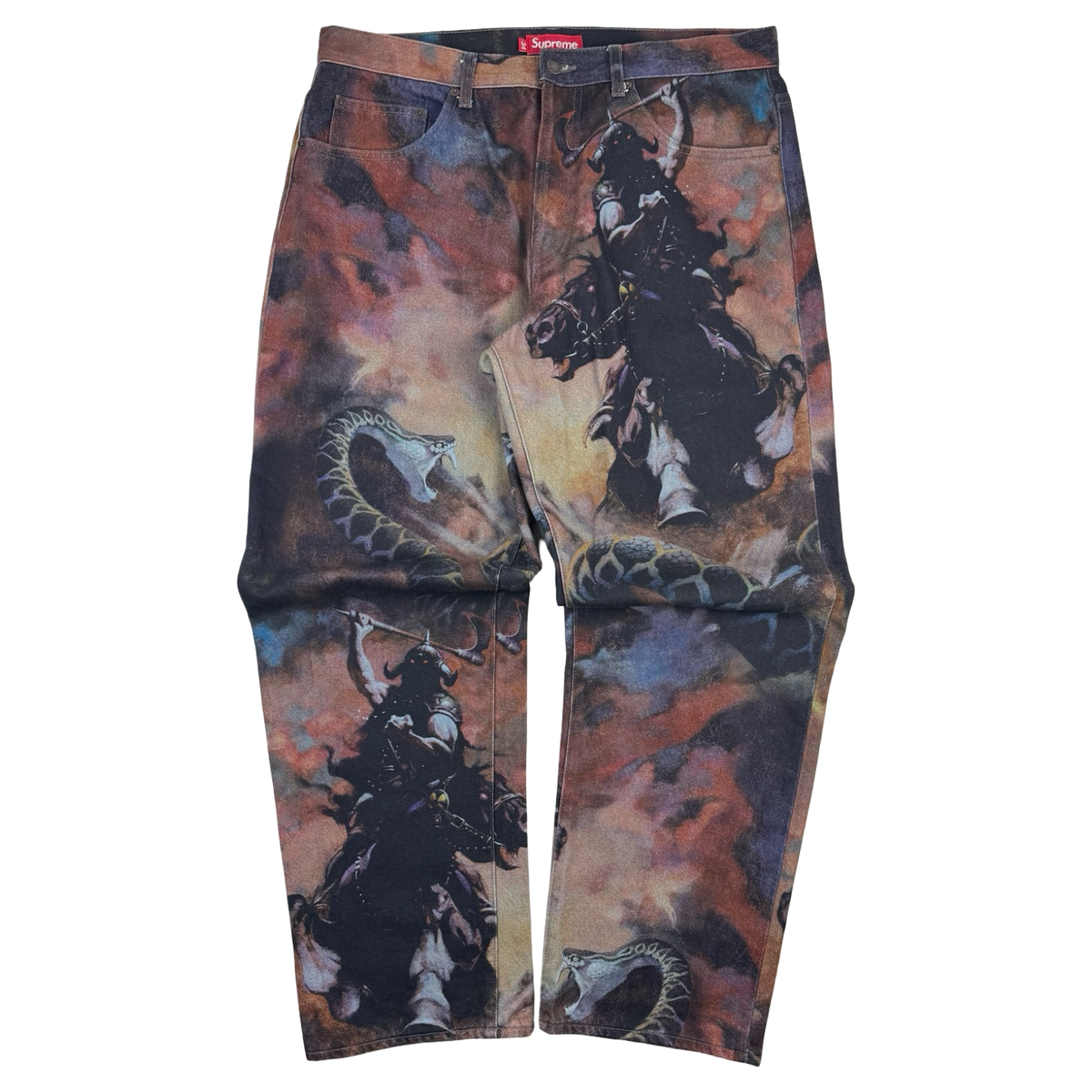 Supreme x Frank Frazetta Loose Fit Jean Multicolour