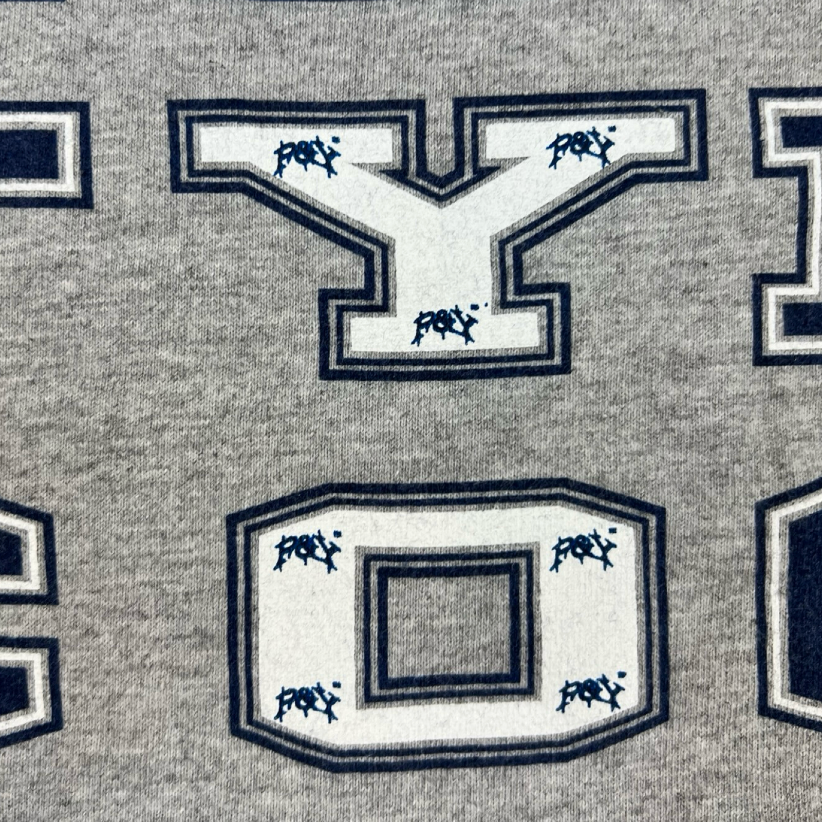 PunkandYo Vertical Grid T-Shirt Grey