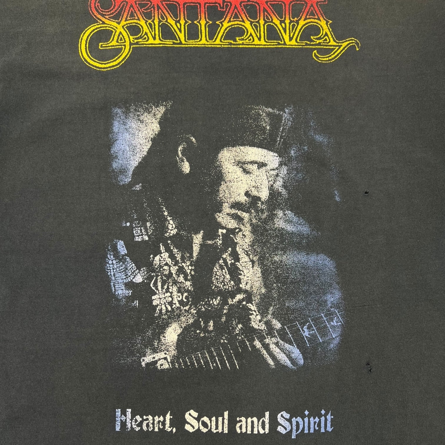 Vintage Santana “Heart Soul and Spirit” T-Shirt Black