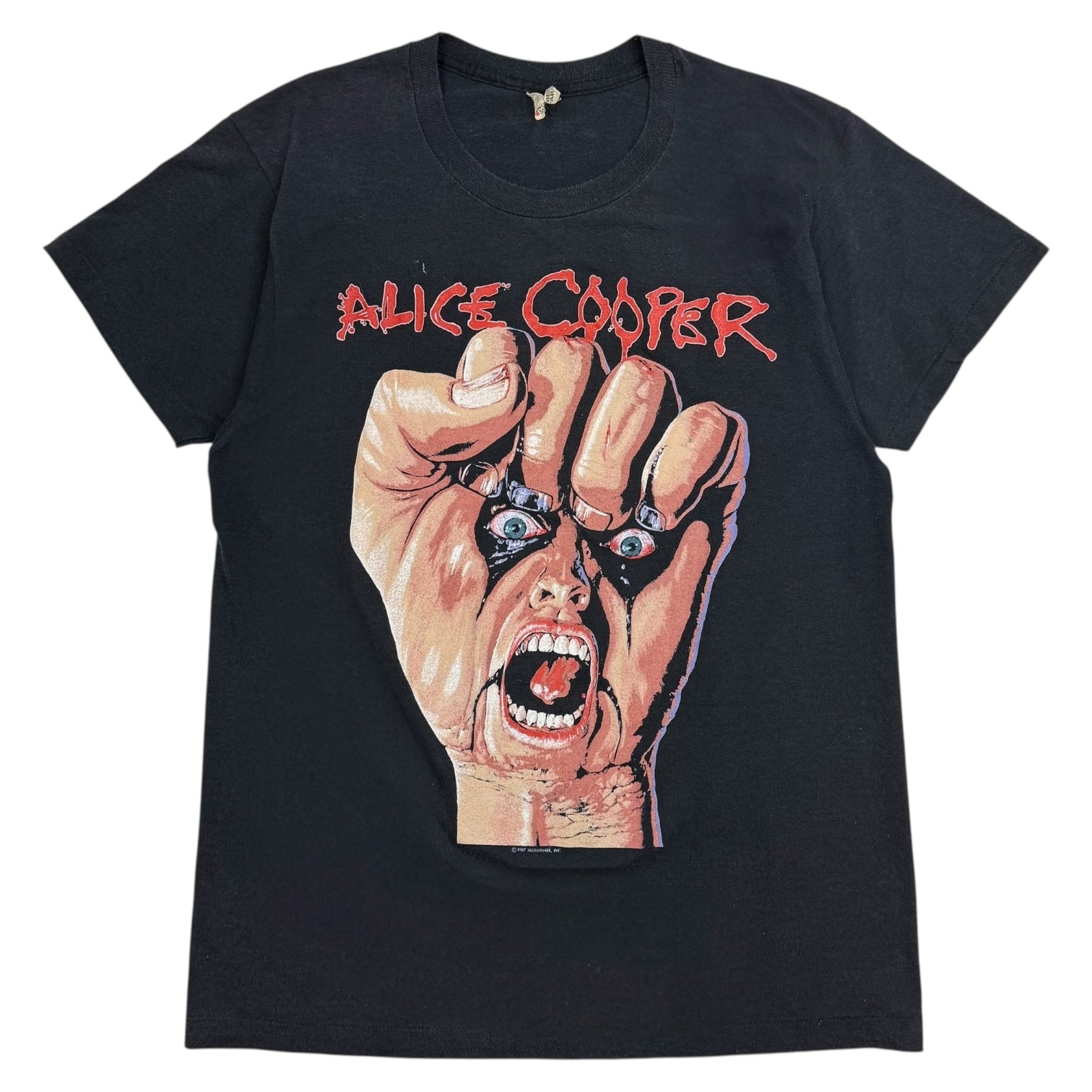 1987 Alice Cooper ‘Raise Your Fist And Yell’ Tour Tee Black