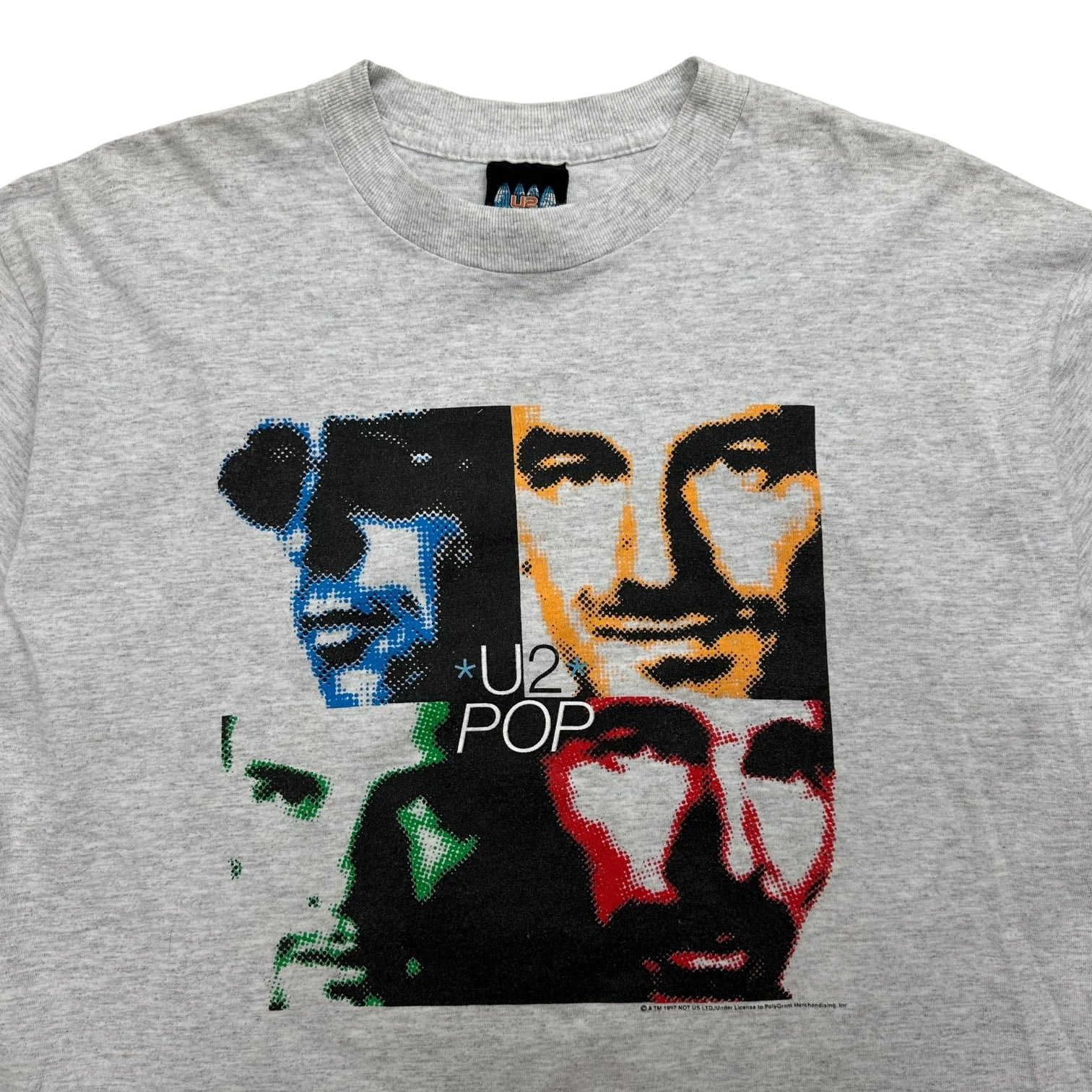 1997 U2 Pop Mart Tour Tee Grey