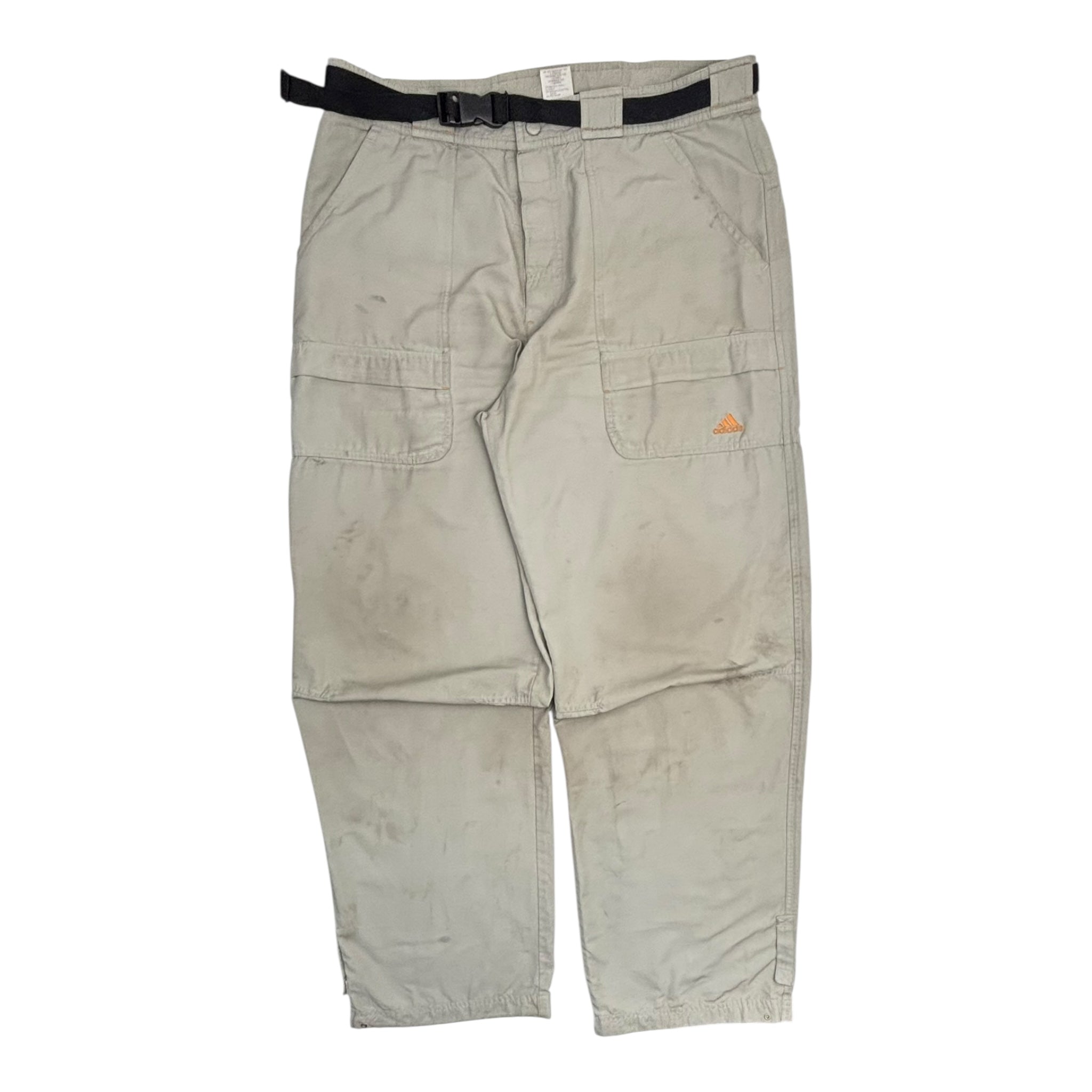 Vintage Adidas Utility Cargo Pants Beige