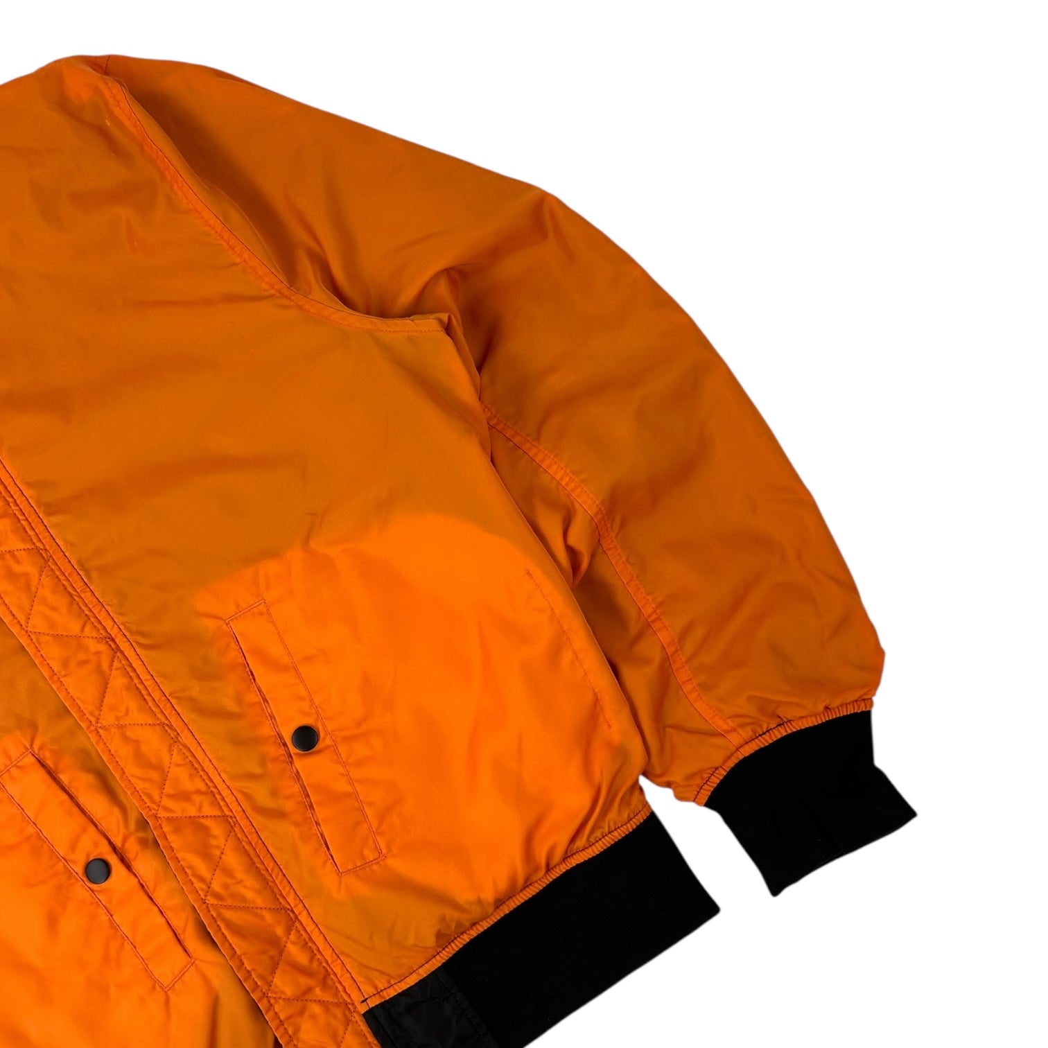 Vintage Reversible Bomber Jacket Black