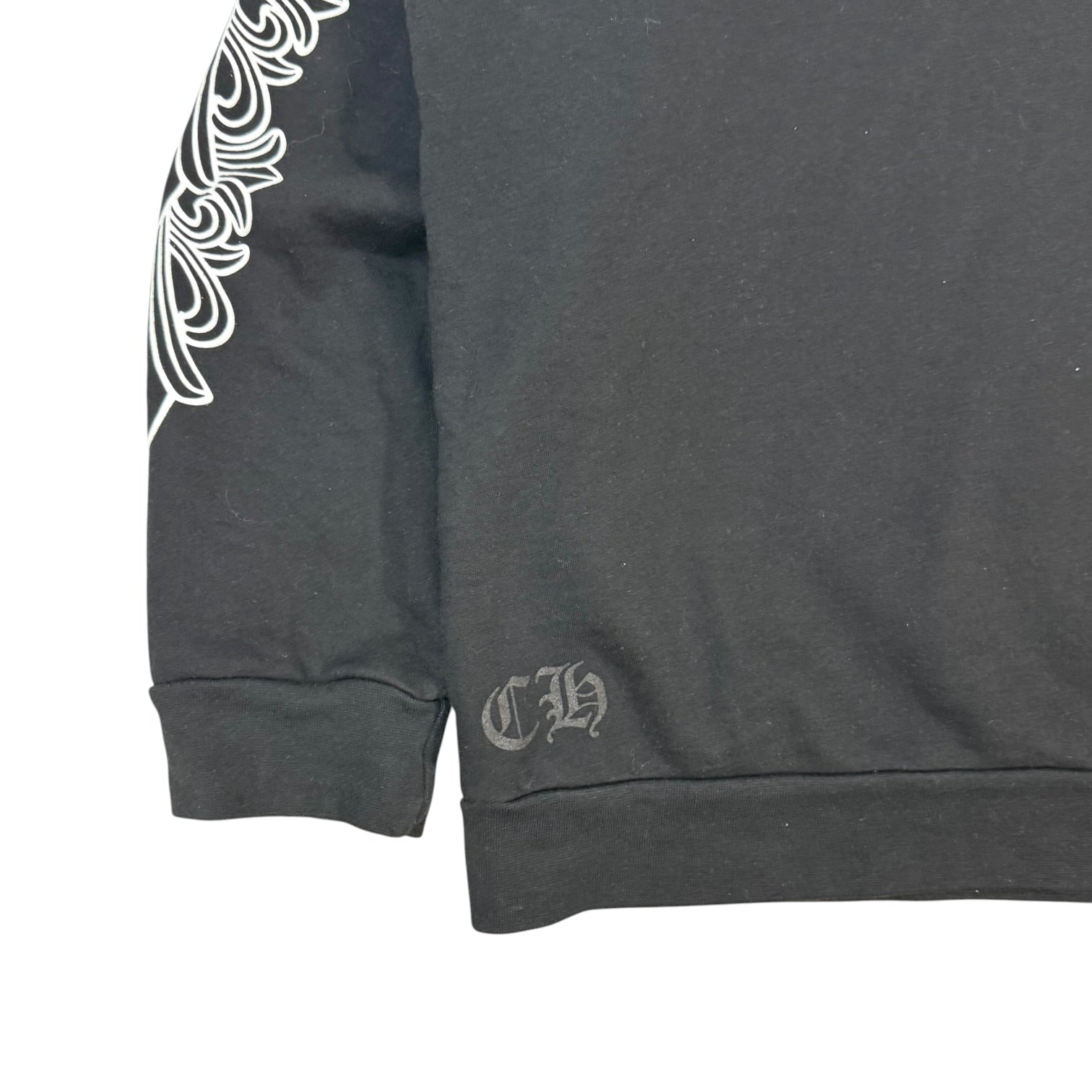 Chrome Hearts Horseshoe Logo Crewneck Black