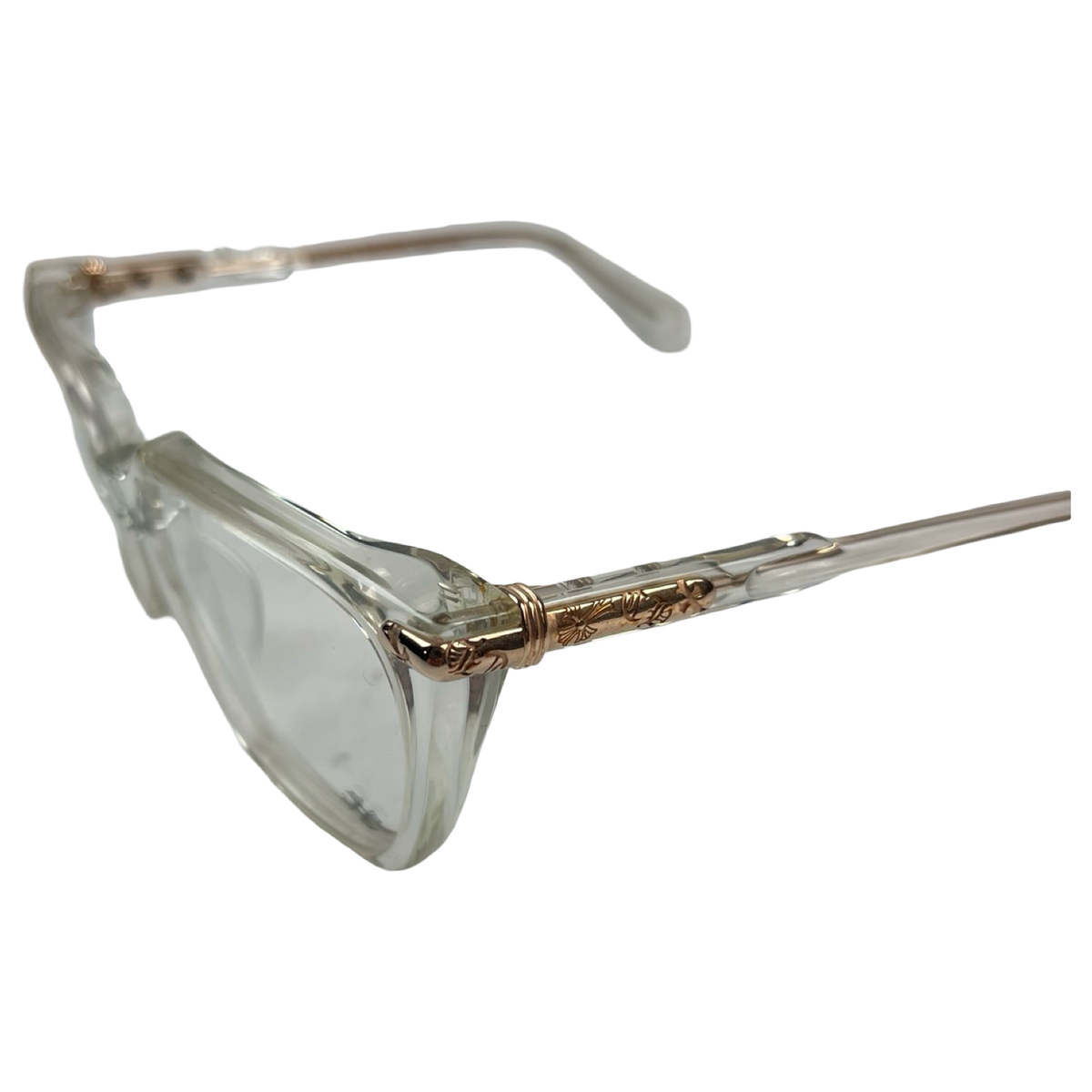 Chrome Hearts Crystal Lens Glasses